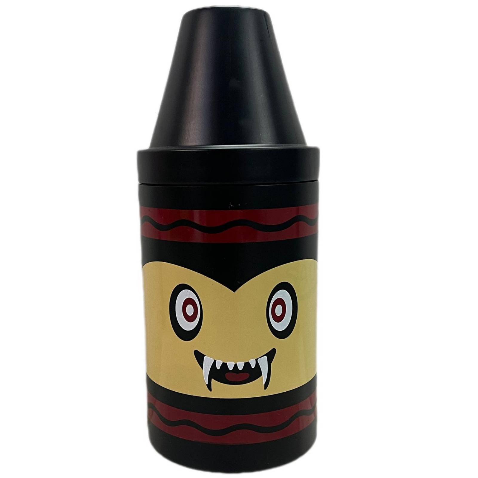 Maxi Crayola Botella Vaso Gigante Crayochela Halloween Psyco 