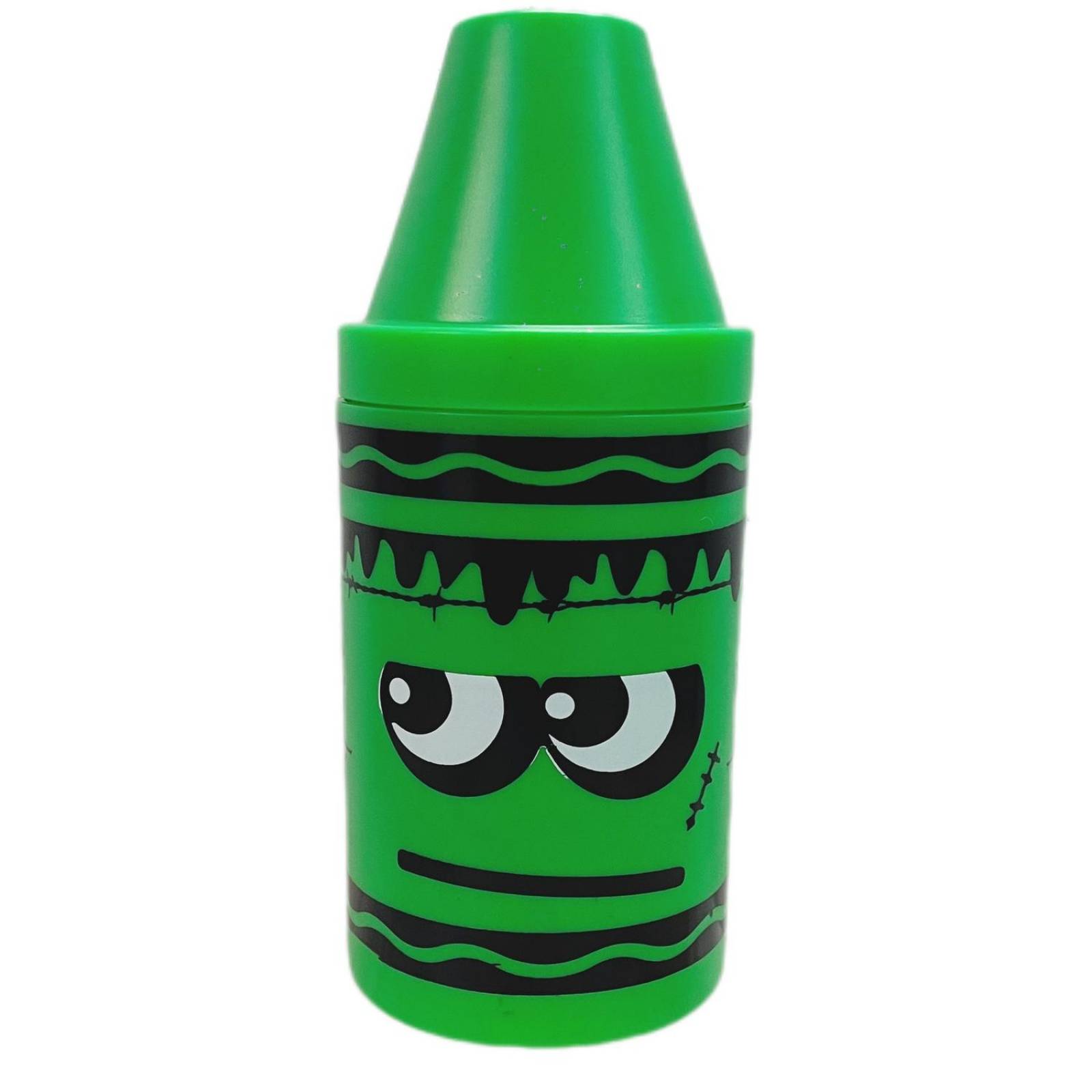 Maxi Crayola Botella Vaso Gigante Crayochela Halloween Franky