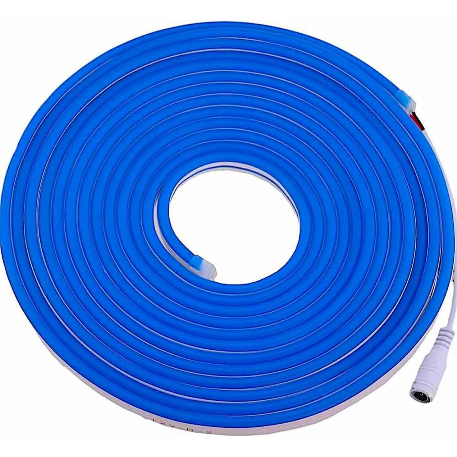 Rollo Led Neon Flex Azul 5Mt 120Led 12v 