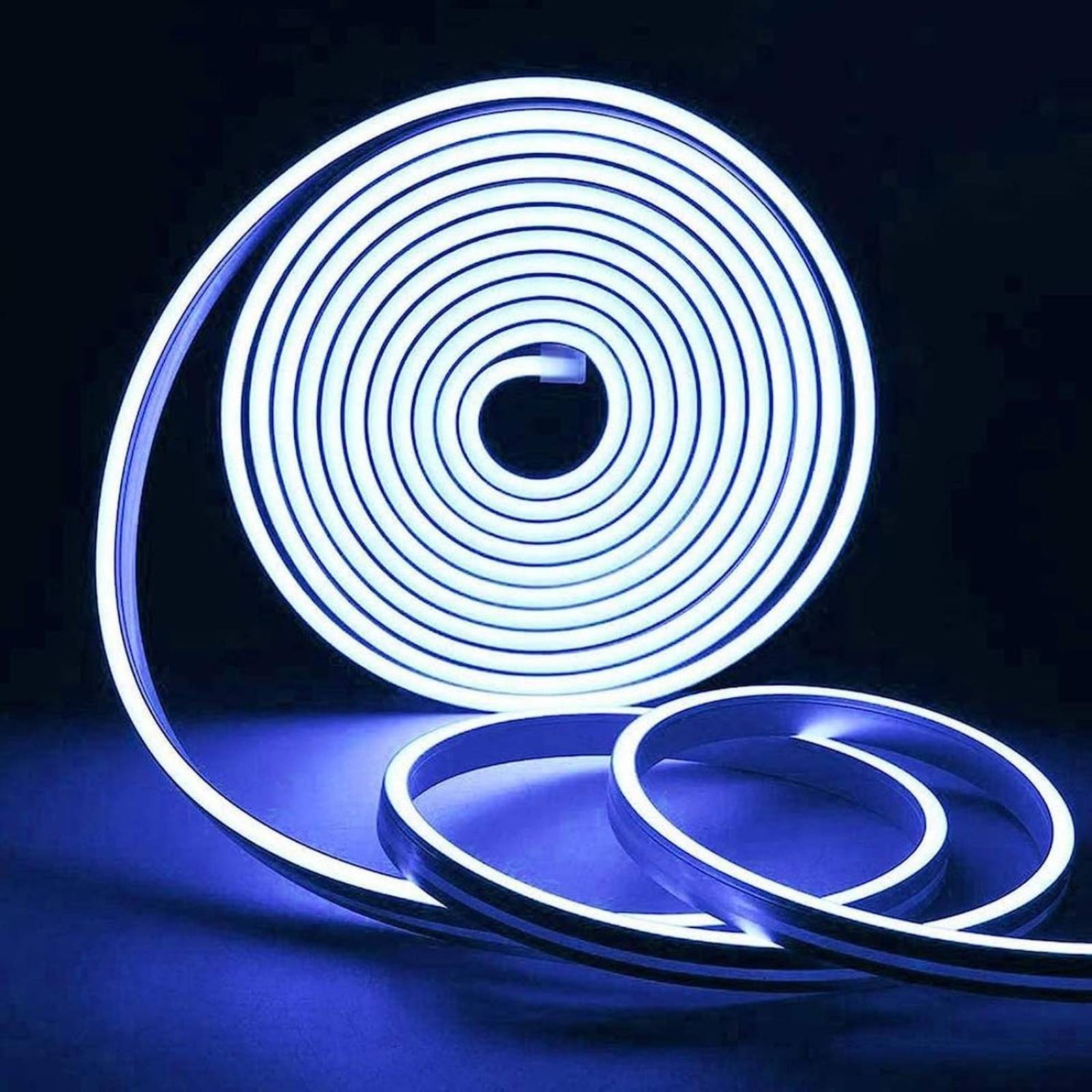 Rollo Led Neon Flex Azul 5Mt 120Led 12v 