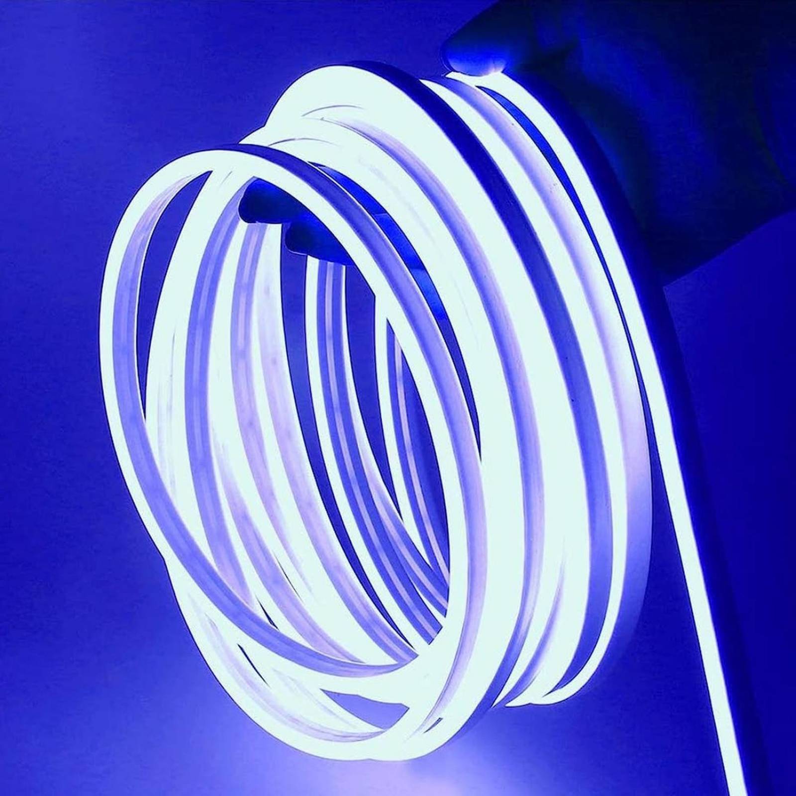 Rollo Led Neon Flex Azul 5Mt 120Led 12v 