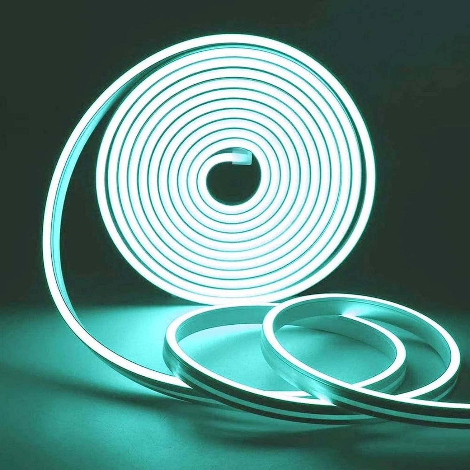 Rollo Led Neon Flex Azul Hielo 5Mt 120Led 12v 
