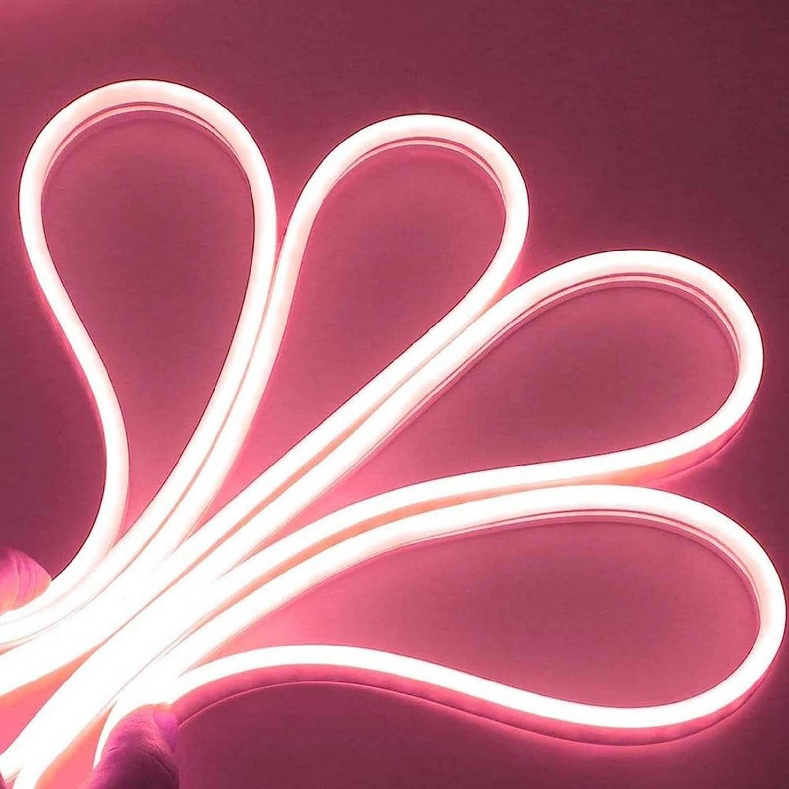 Rollo Led Neon Flex Rosa 5Mt 120Led 12v