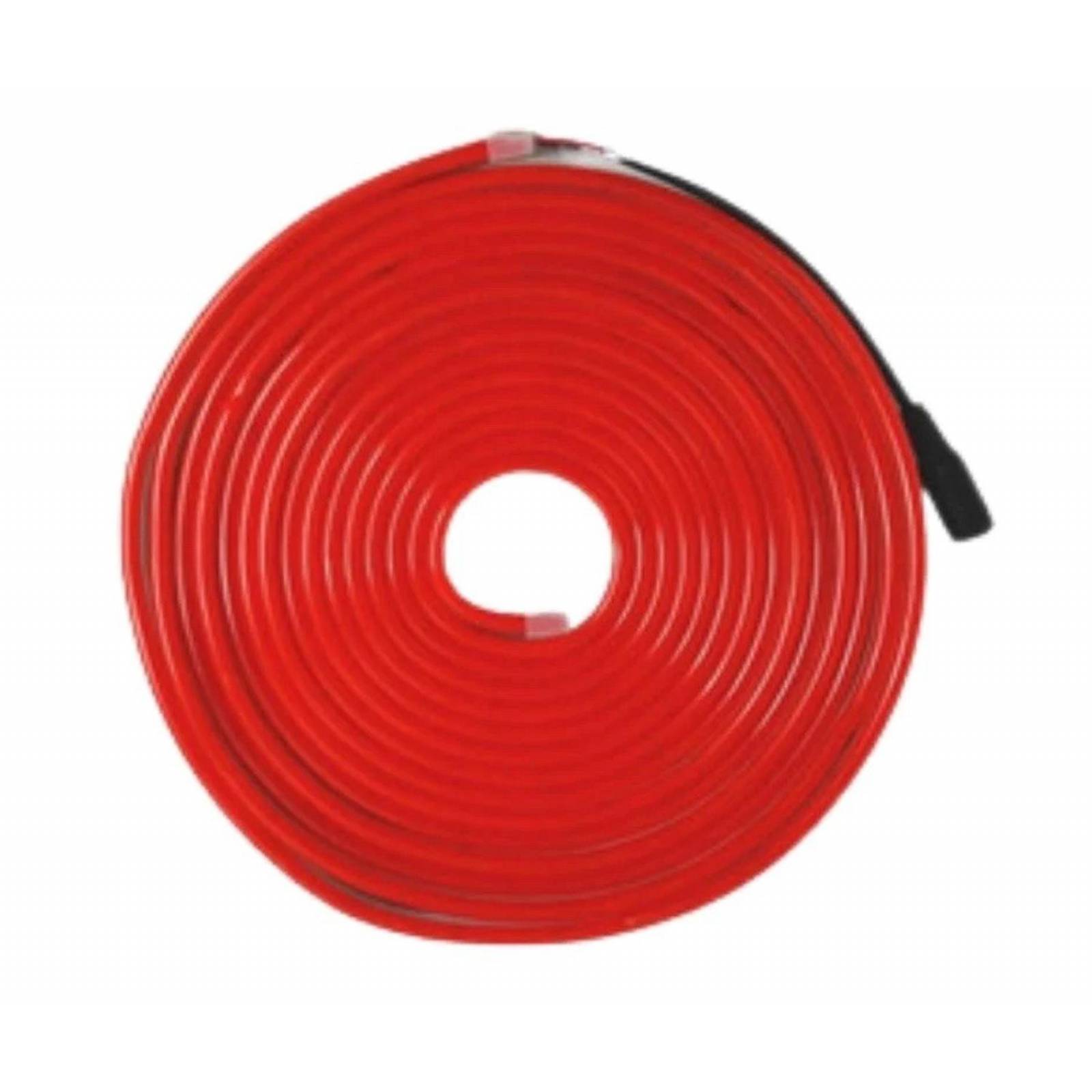 Rollo Led Neon Flex Rojo 5Mt 120Led 12v 