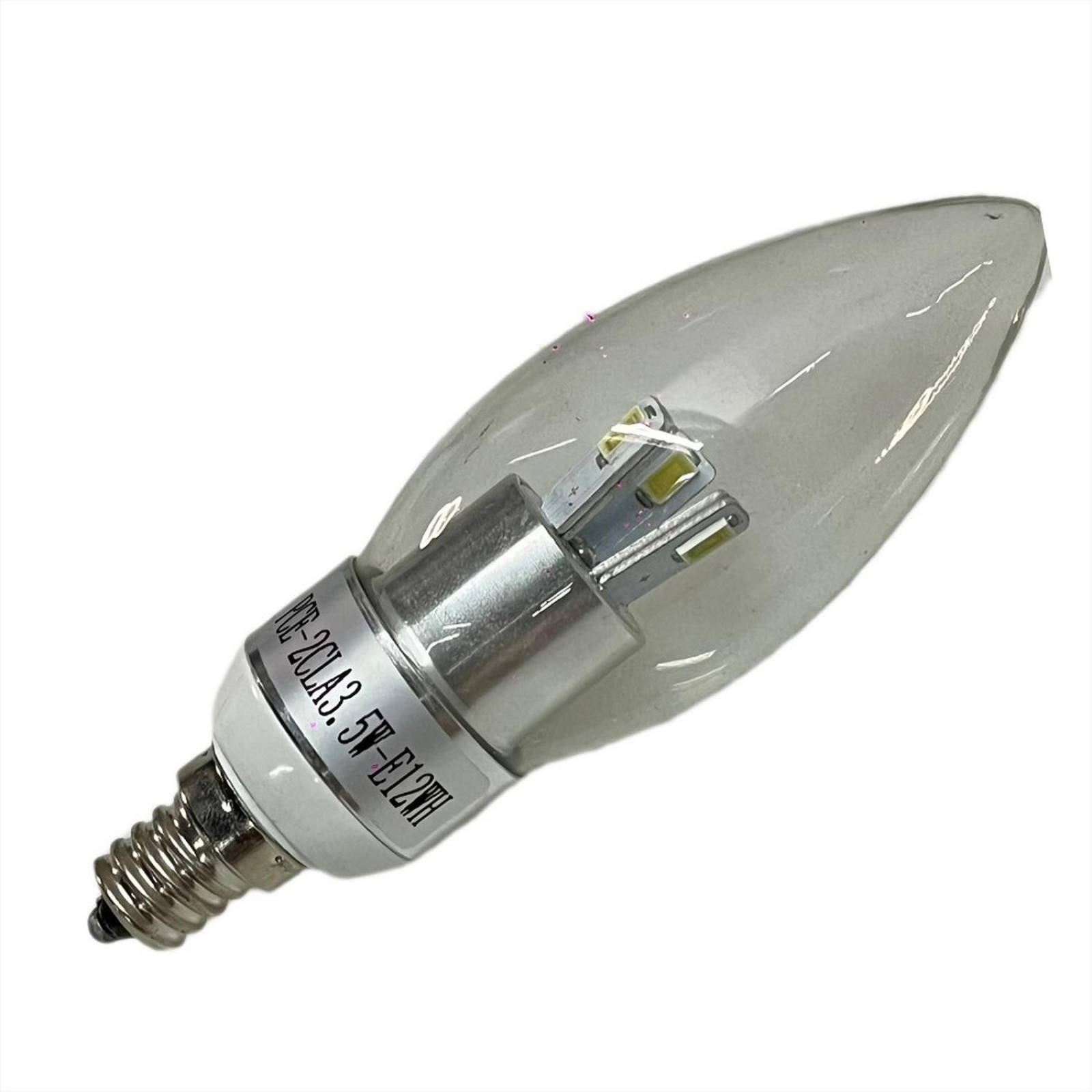 Foco Led Tipo Vela E12 3.5w Blanco Frio 