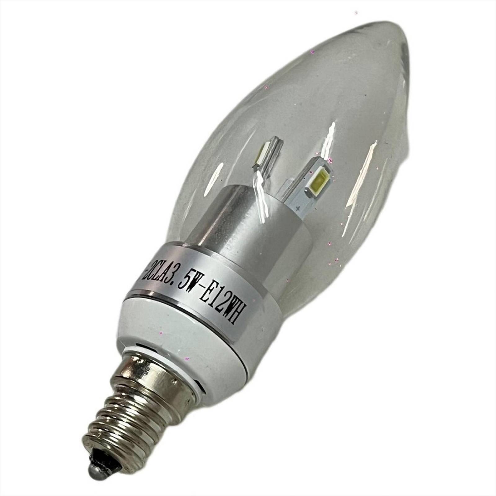 Foco Led Tipo Vela E12 3.5w Blanco Frio 