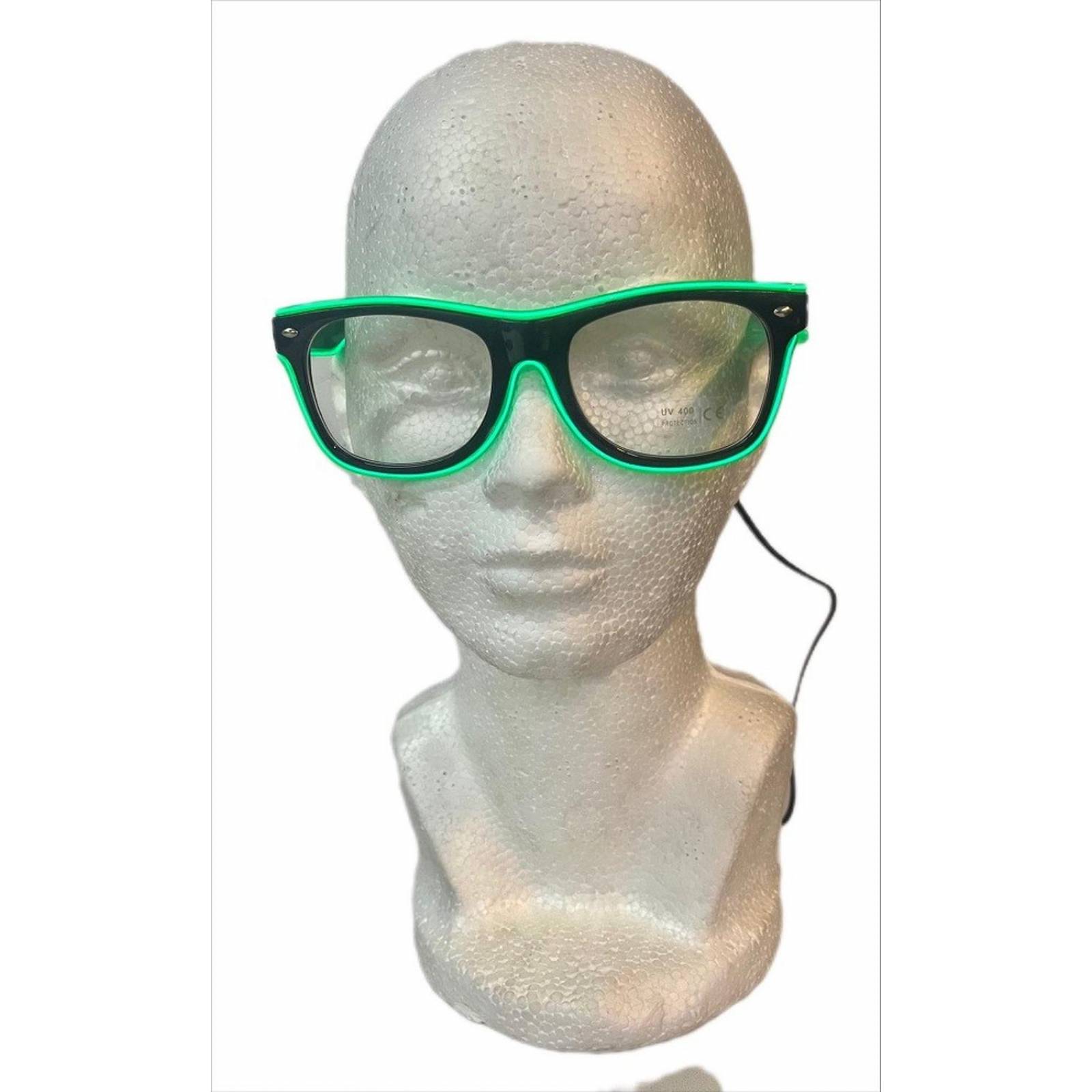 Lentes cable neon verde 3v 