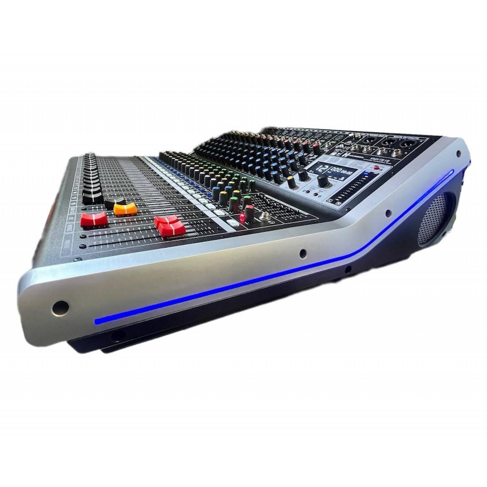 Mezcladora Amplificada 16 Canales Usb Bluetooth Efectos Kmx-Ts16