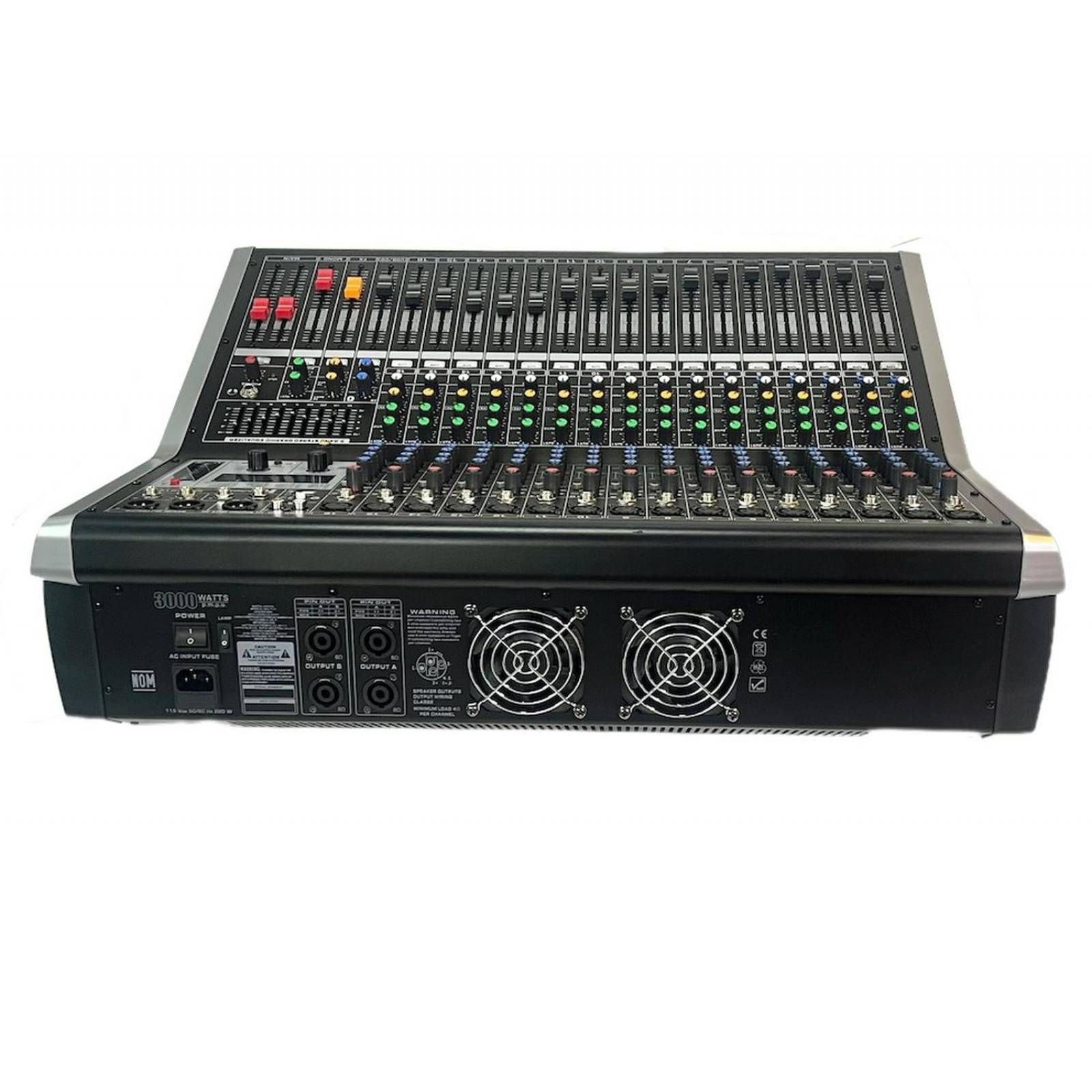 Mezcladora Amplificada 16 Canales Usb Bluetooth Efectos Kmx-Ts16