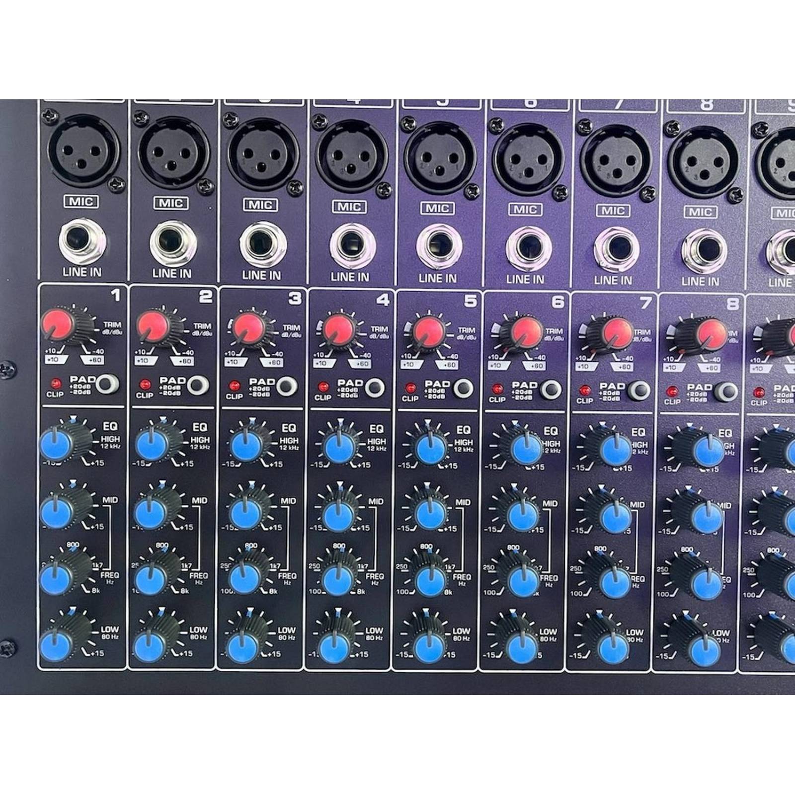 Mezcladora Amplificada 16 Canales Usb Bluetooth Efectos Kmx-Ts16