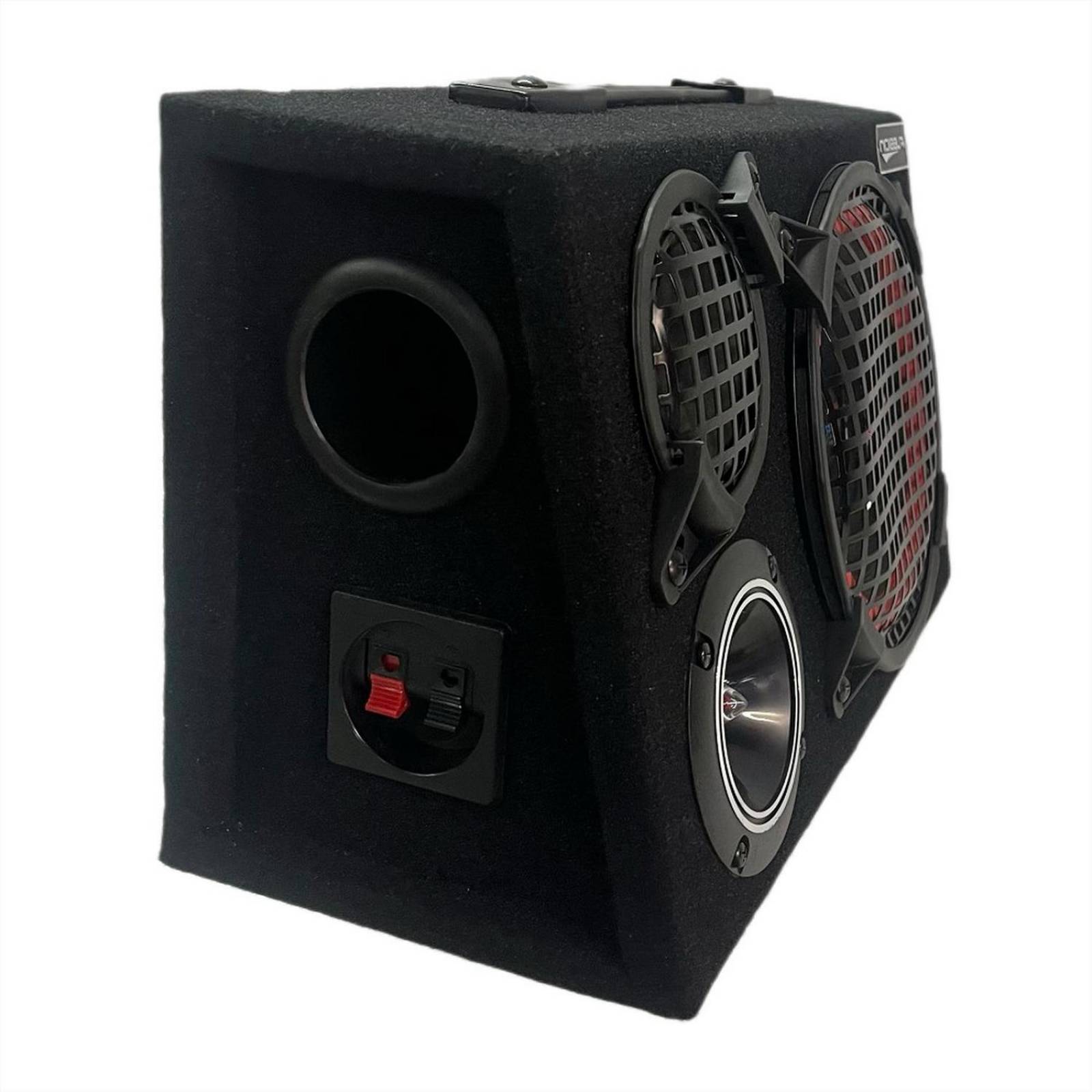 Cajon Tipo Maleta Izq 3 Vias Con Bocina 8pulg medio y tweeter ilu 