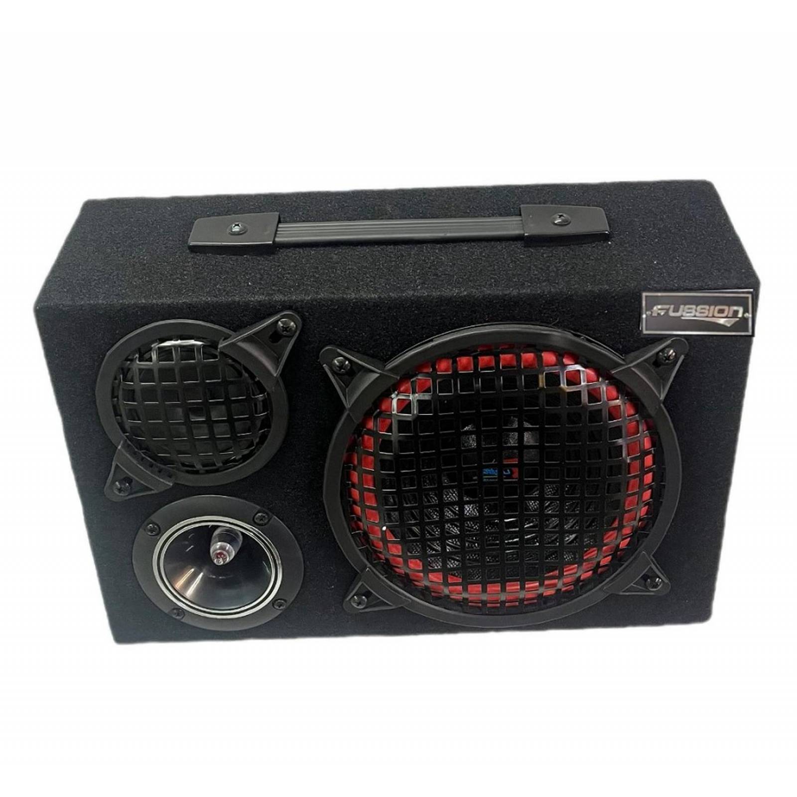 Cajon Tipo Maleta Izq 3 Vias Con Bocina 8pulg medio y tweeter ilu 