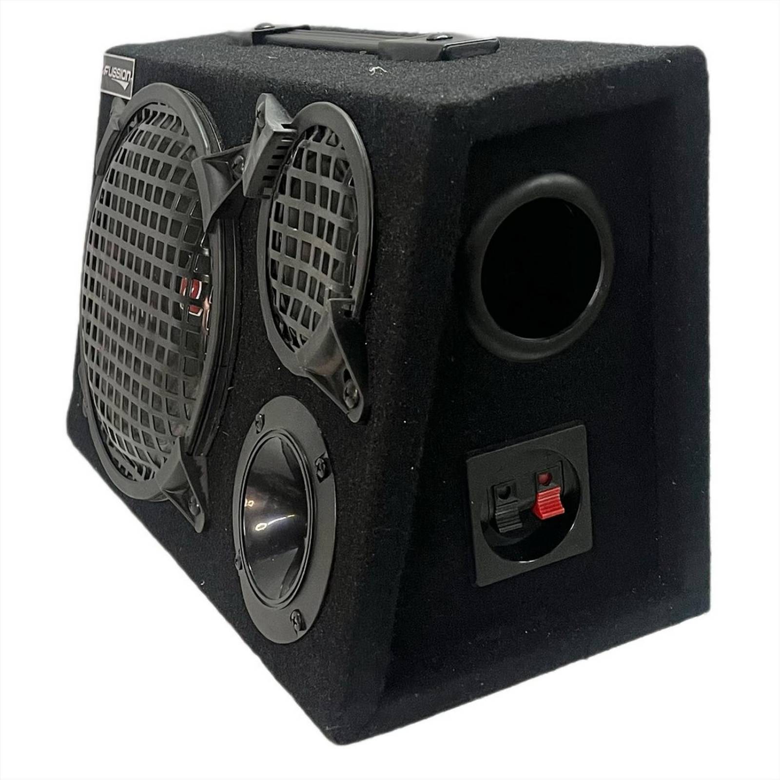 Cajon Tipo Maleta De 3 Vias Con Bocina 8pulg medio y tweeter Izq 