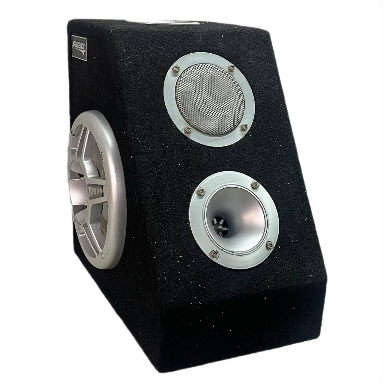 Cajon Esquinero Izquierdo 3 Vias Con Bocina 6pulg Medio y tweeter 