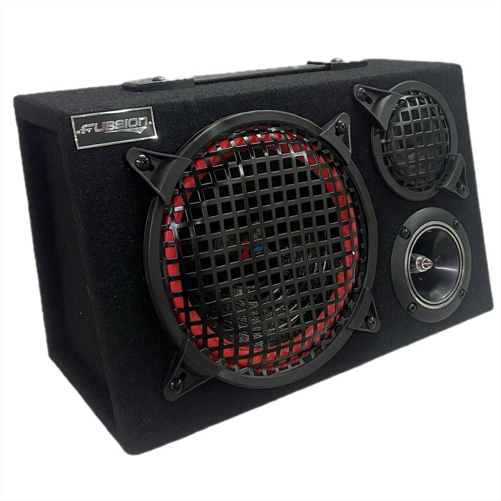 Cajon Tipo Maleta Der 3 Vias Con Bocina 8pulg medio y tweeter ilu 