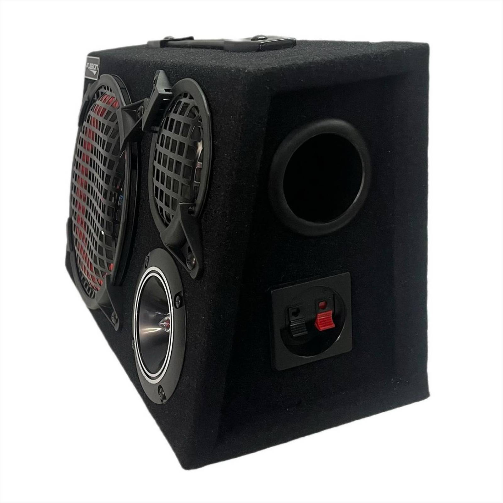 Cajon Tipo Maleta Der 3 Vias Con Bocina 8pulg medio y tweeter ilu 