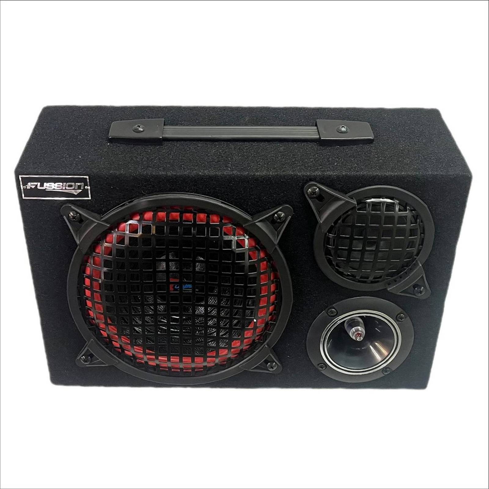 Cajon Tipo Maleta Der 3 Vias Con Bocina 8pulg medio y tweeter ilu 