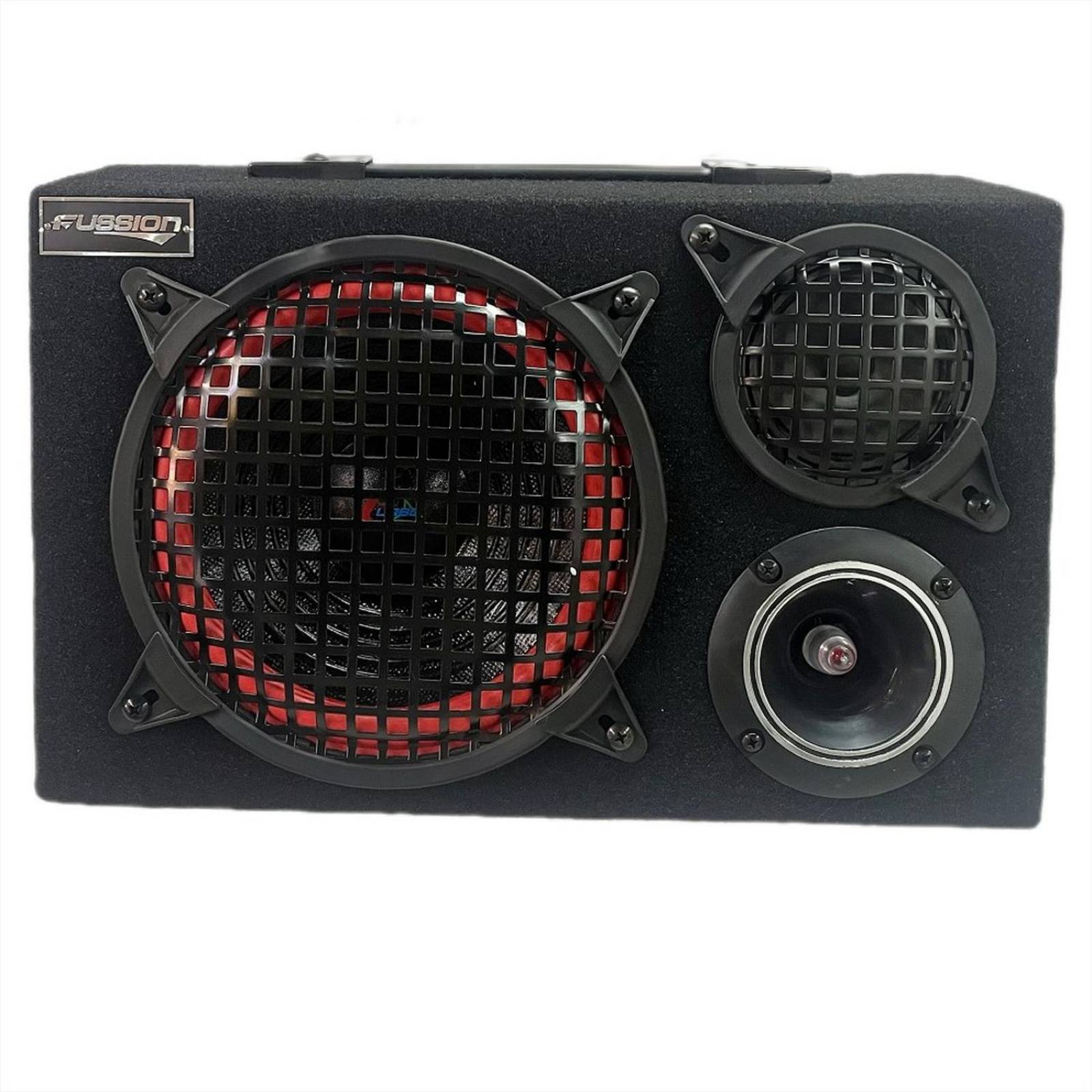 Cajon Tipo Maleta Der 3 Vias Con Bocina 8pulg medio y tweeter ilu 