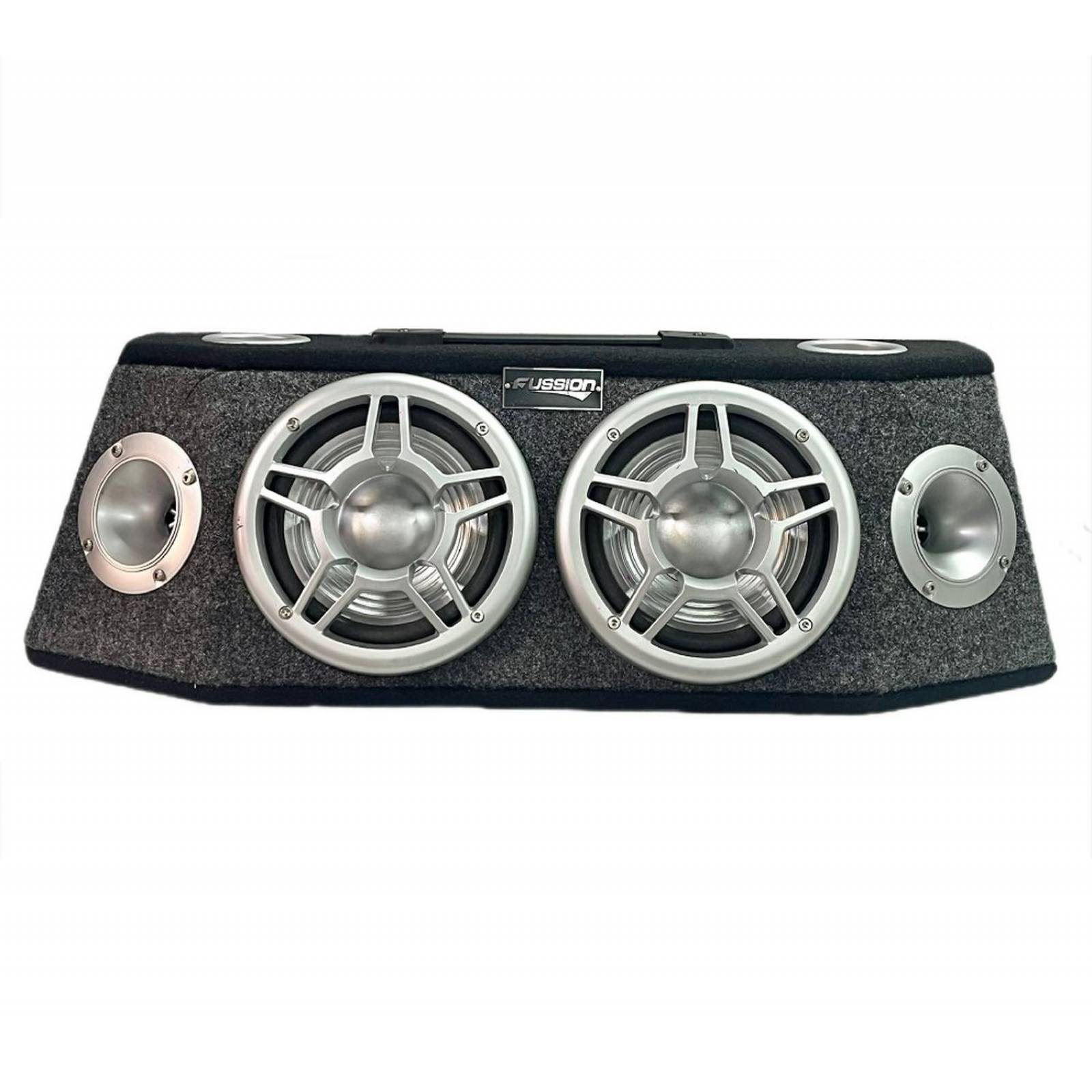 Cajon Doble De 2 Vias Con dos Bocina 6pulg y dos tweeter 