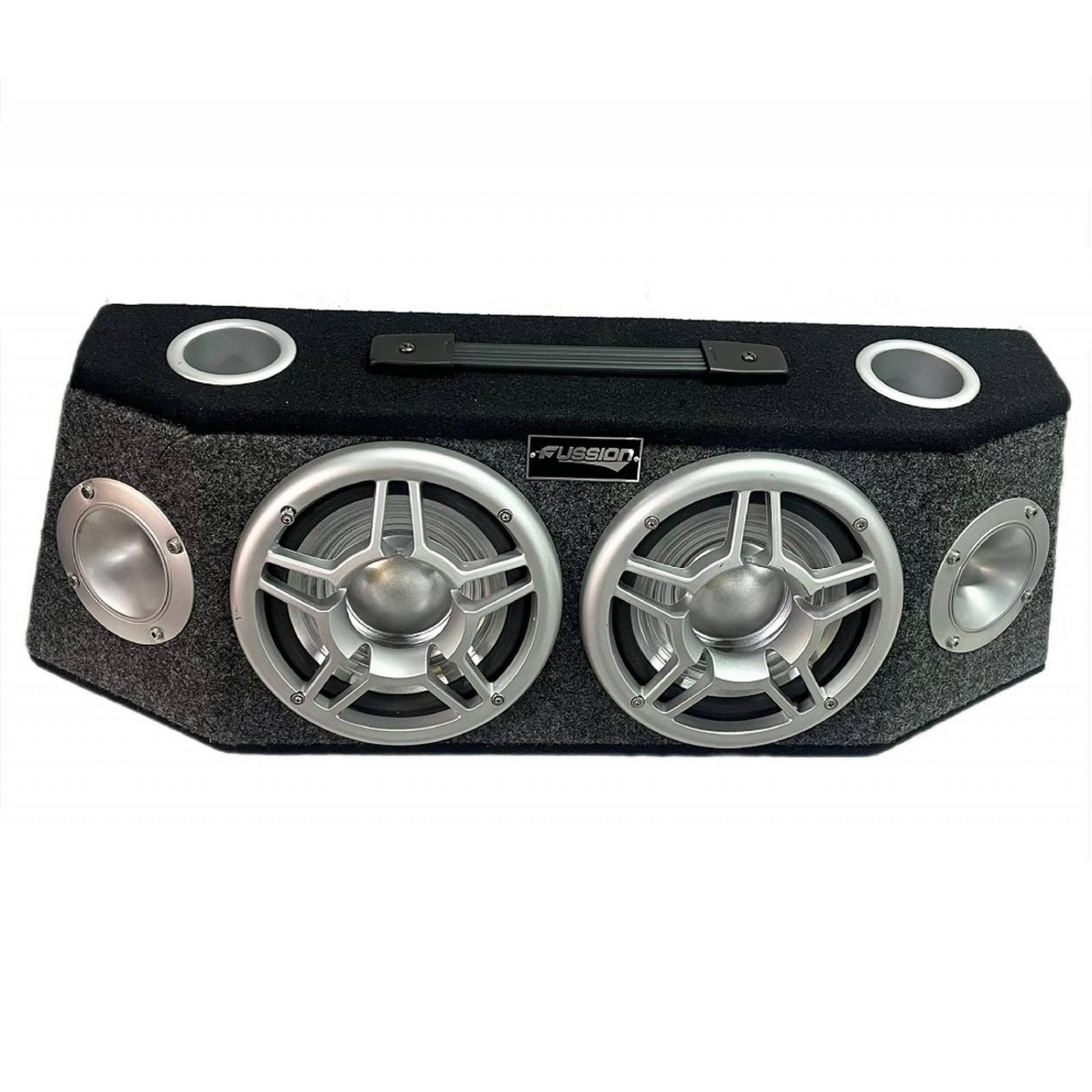 Cajon Doble De 2 Vias Con dos Bocina 6pulg y dos tweeter 