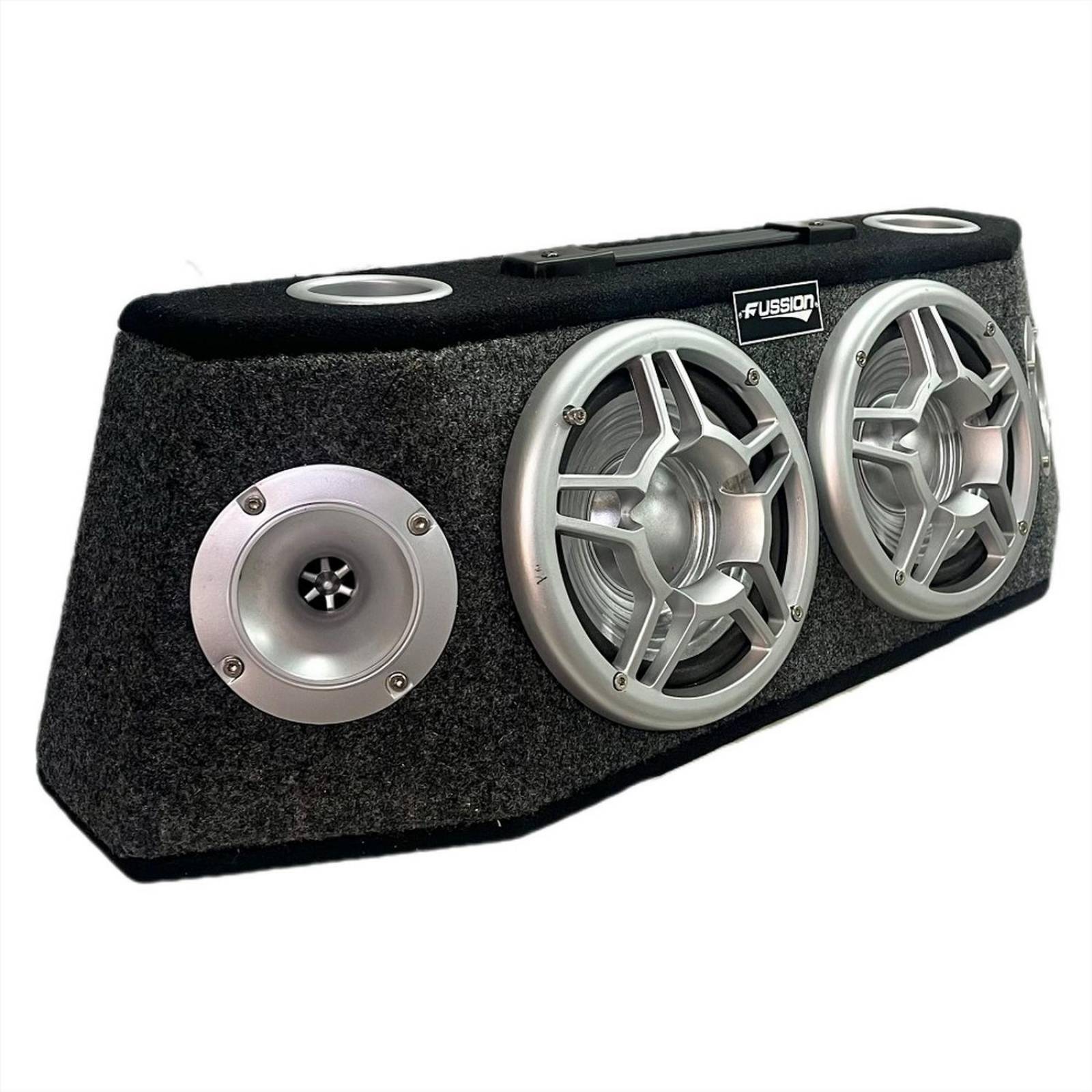 Cajon Doble De 2 Vias Con dos Bocina 6pulg y dos tweeter 