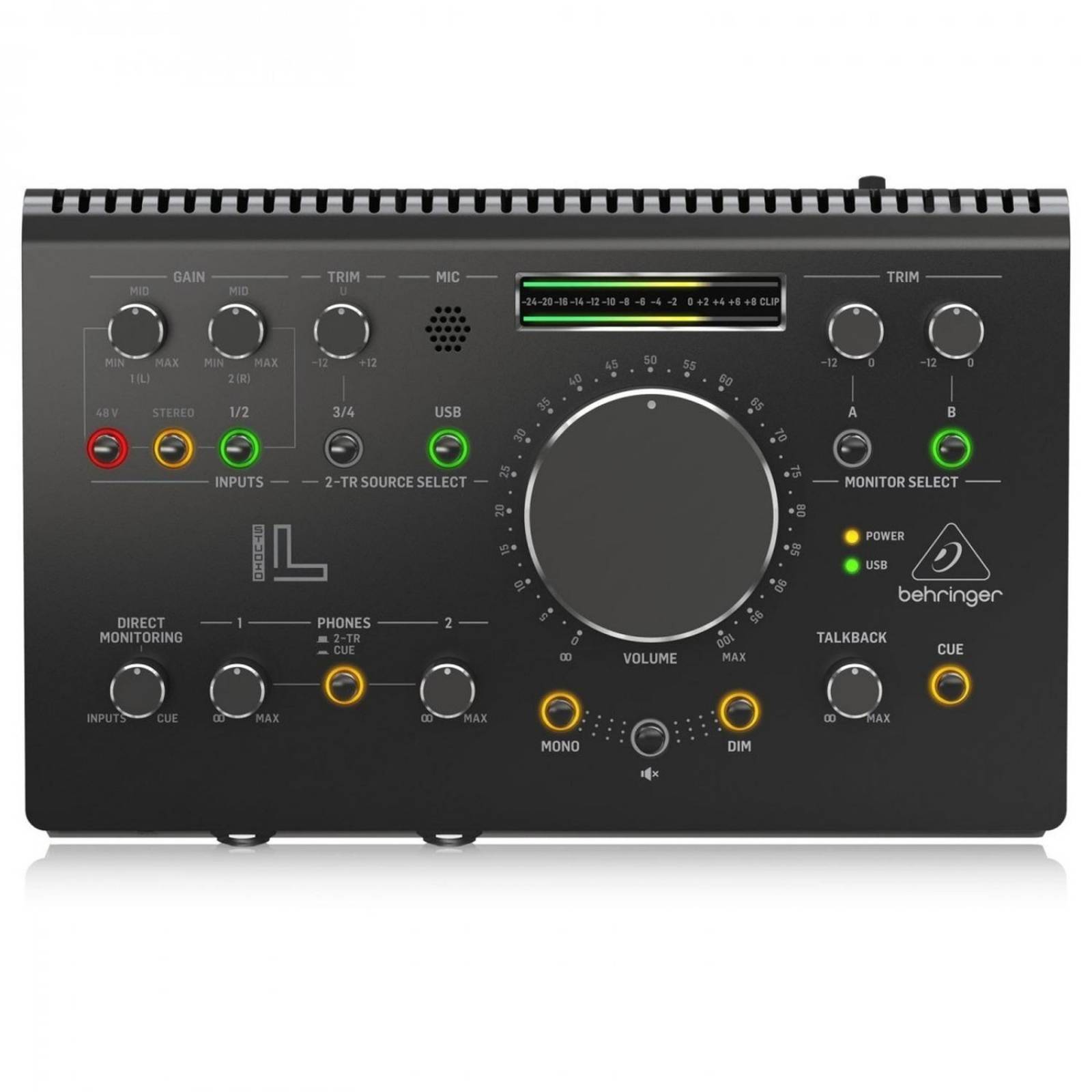 Controlador de Estudio e Interfaz de Audio Behringer STUDIO L 