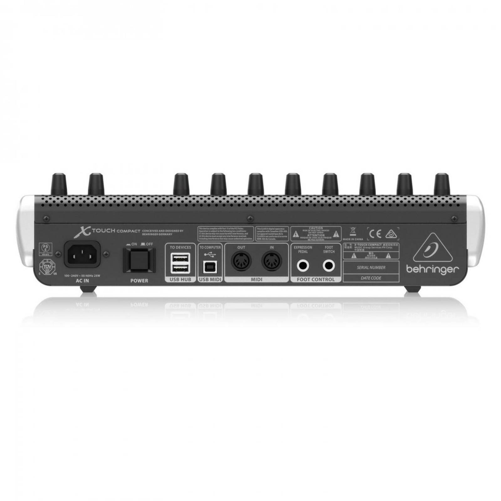 Behringer X-Touch Compact Controlador de Superficie USD/MIDI Universal 