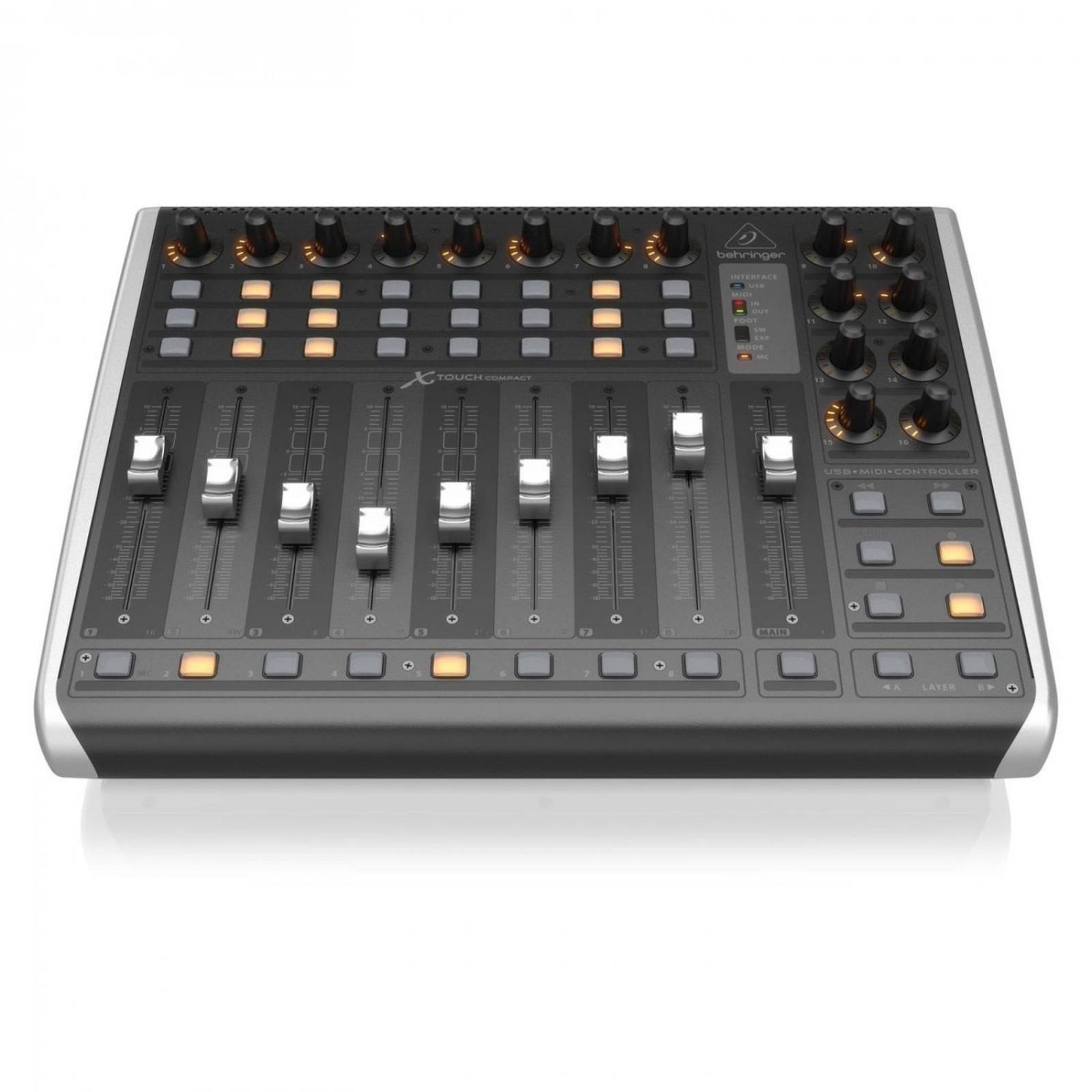 Behringer X-Touch Compact Controlador de Superficie USD/MIDI Universal 