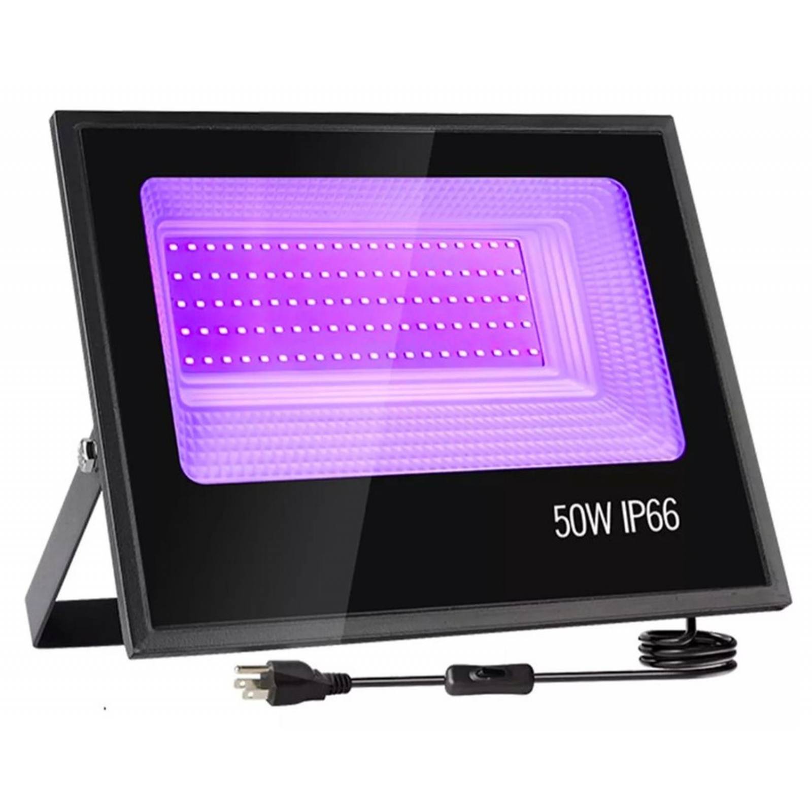Reflector Led UV Luz Negra Purpura Negra 50w 