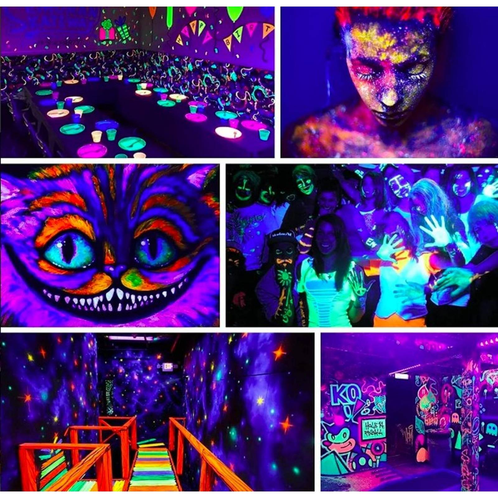 Reflector Led UV Luz Negra Purpura Negra 100w 