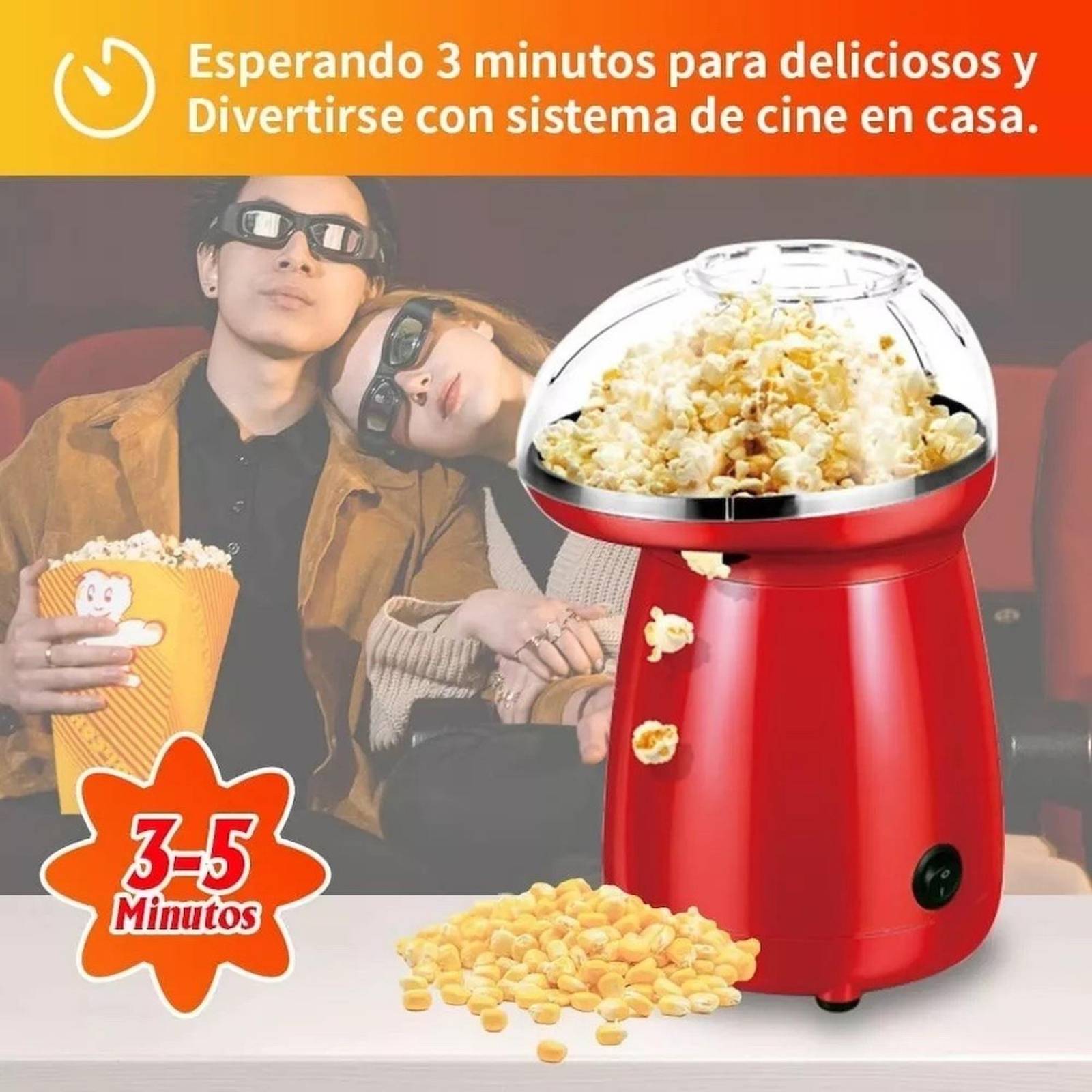 Maquina Para Hacer Palomitas De Maiz Cozyna B024