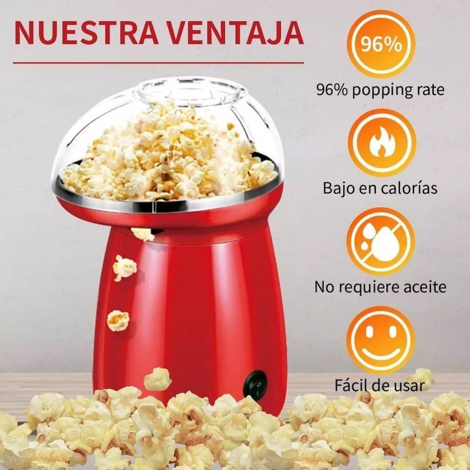 Maquina Para Hacer Palomitas De Maiz Cozyna B024