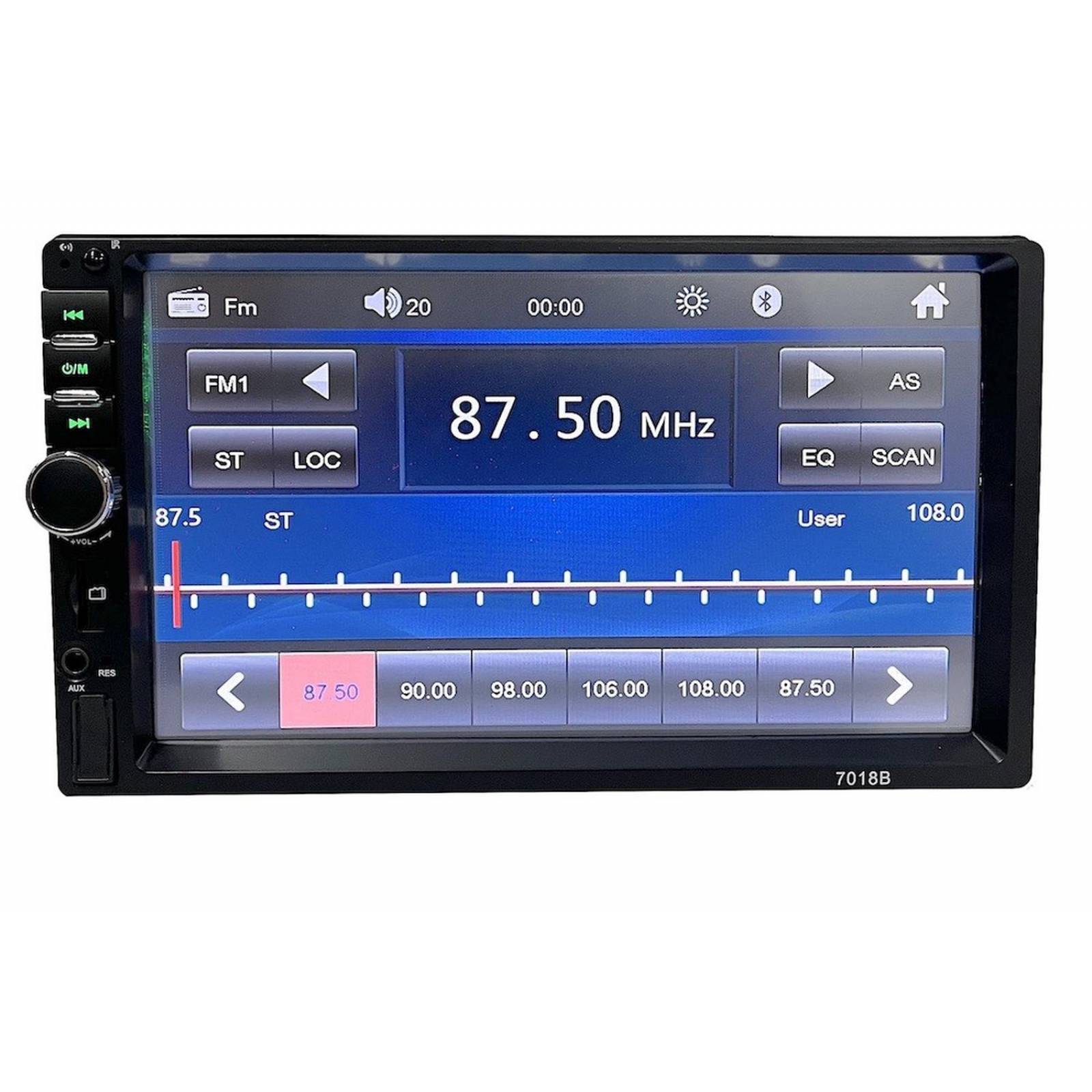 Auto Estereo Pantalla USB Bluetooth FM dobleDin Universal mp5-7018