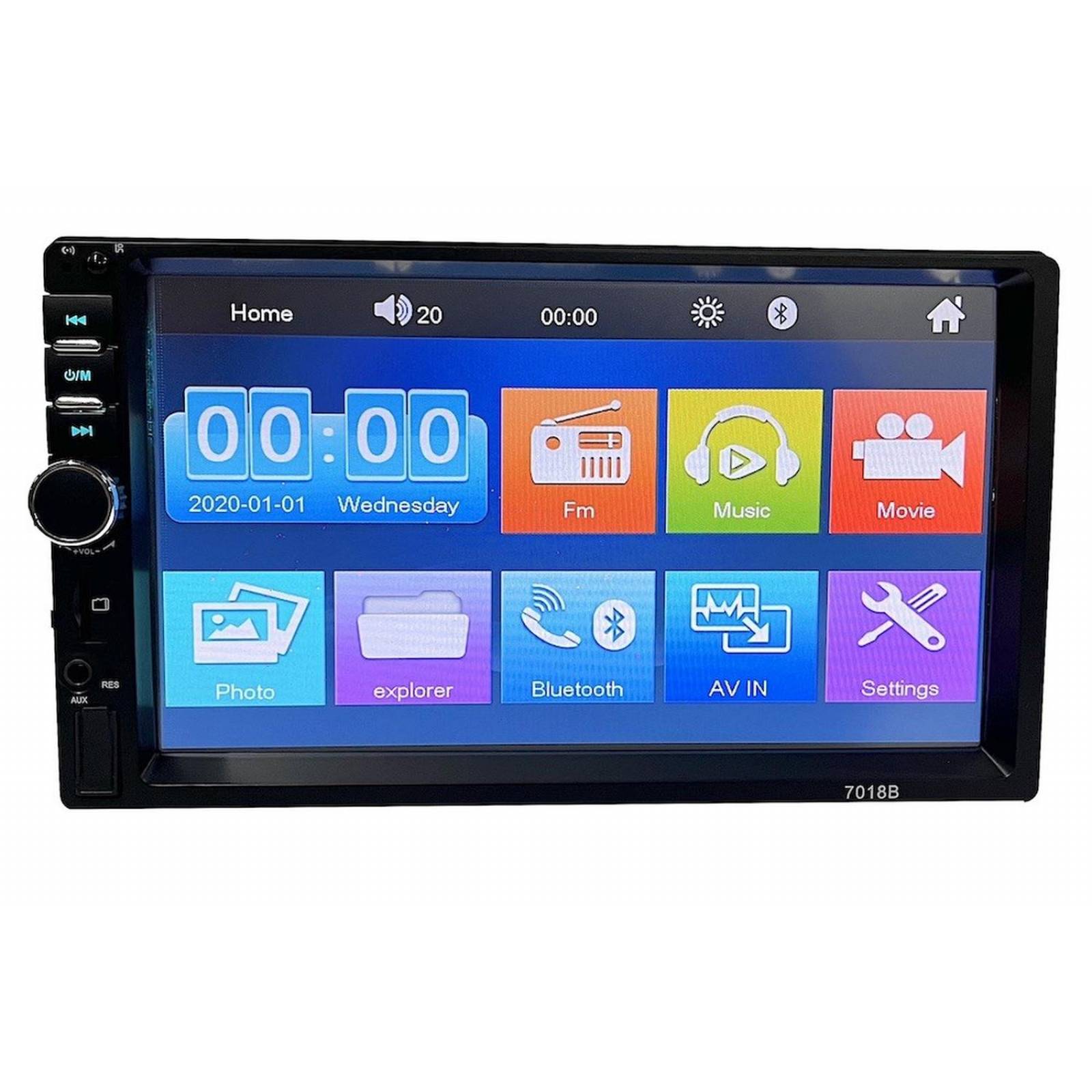 Auto Estereo Pantalla USB Bluetooth FM dobleDin Universal mp5-7018