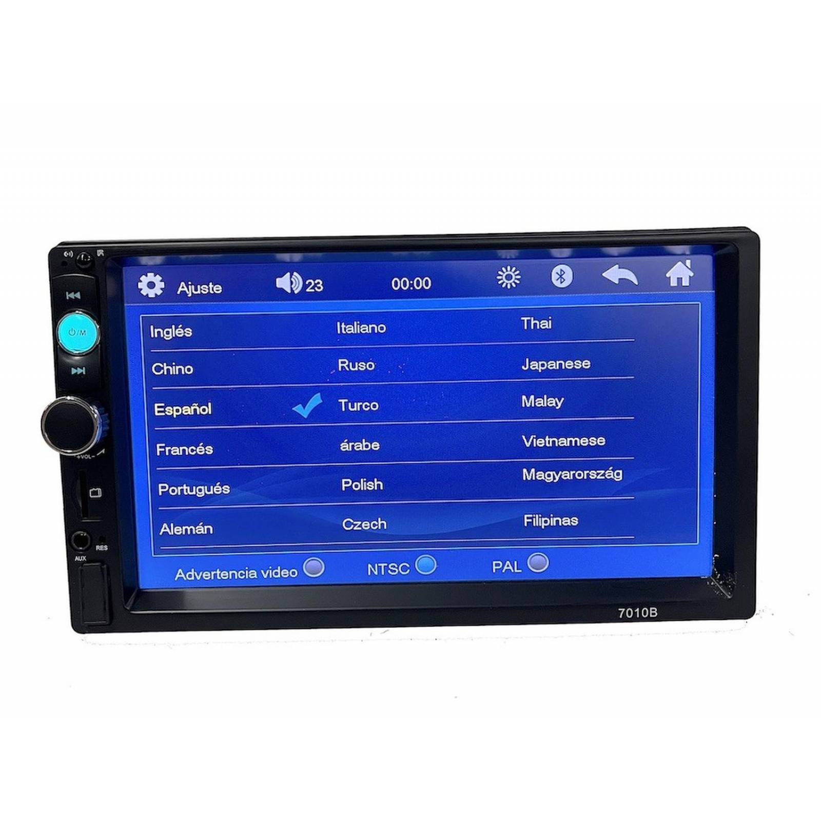 Auto Estereo Pantalla USB Bluetooth FM dobleDin Universal mp5-7010 