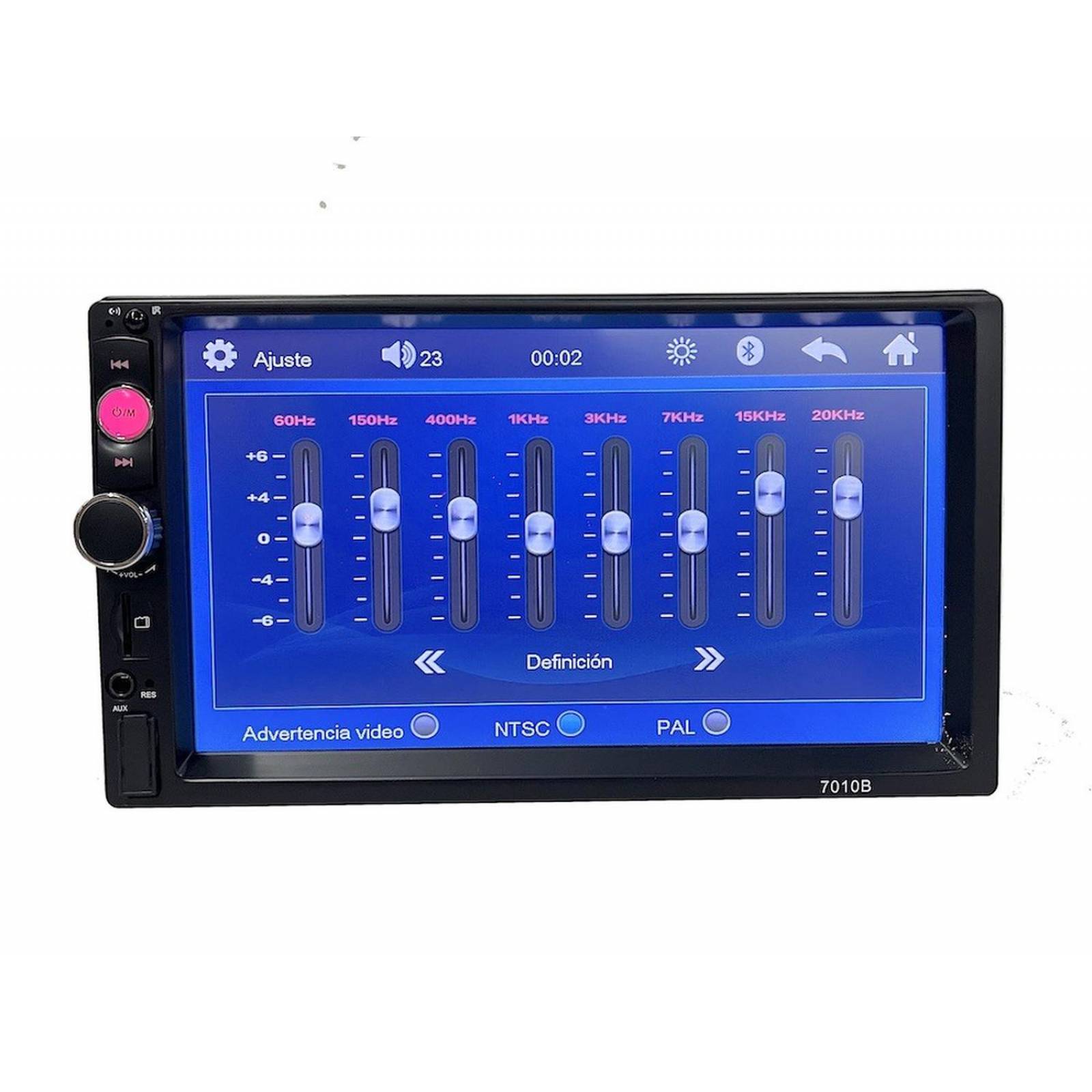 Auto Estereo Pantalla USB Bluetooth FM dobleDin Universal mp5-7010 