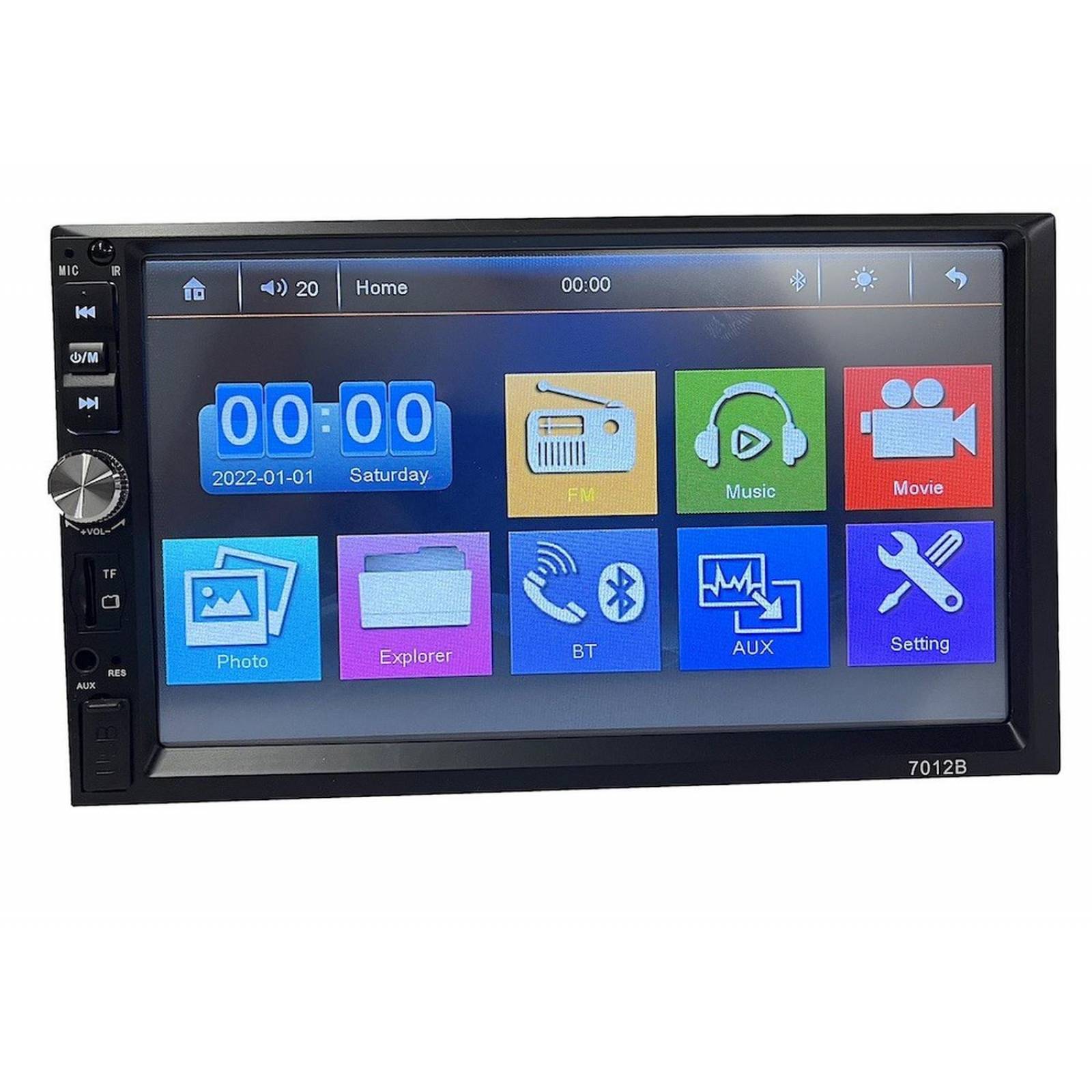 Auto Estereo Pantalla USB Bluetooth FM dobleDin Universal mp5-7012 