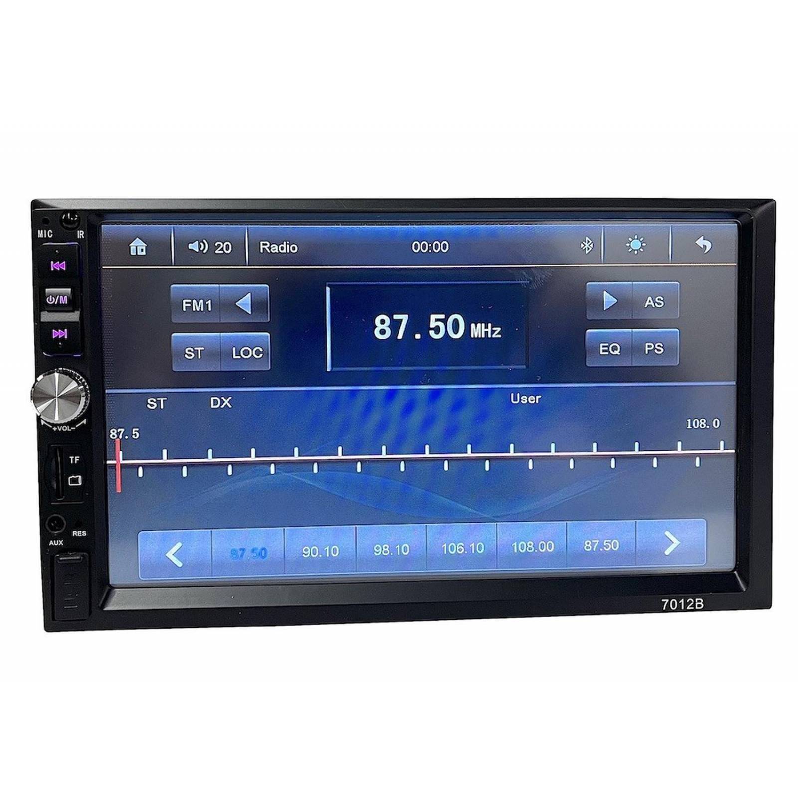 Auto Estereo Pantalla USB Bluetooth FM dobleDin Universal mp5-7012 
