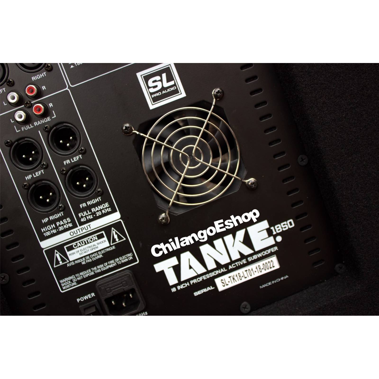 SUBWOOFER 18 AMPLIFICADO TANKE 1850 SL PRO AUDIO 