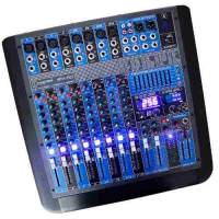 Mezcladora Amplificada Stereo 12Ch Bluetooth Usb 700W Rms