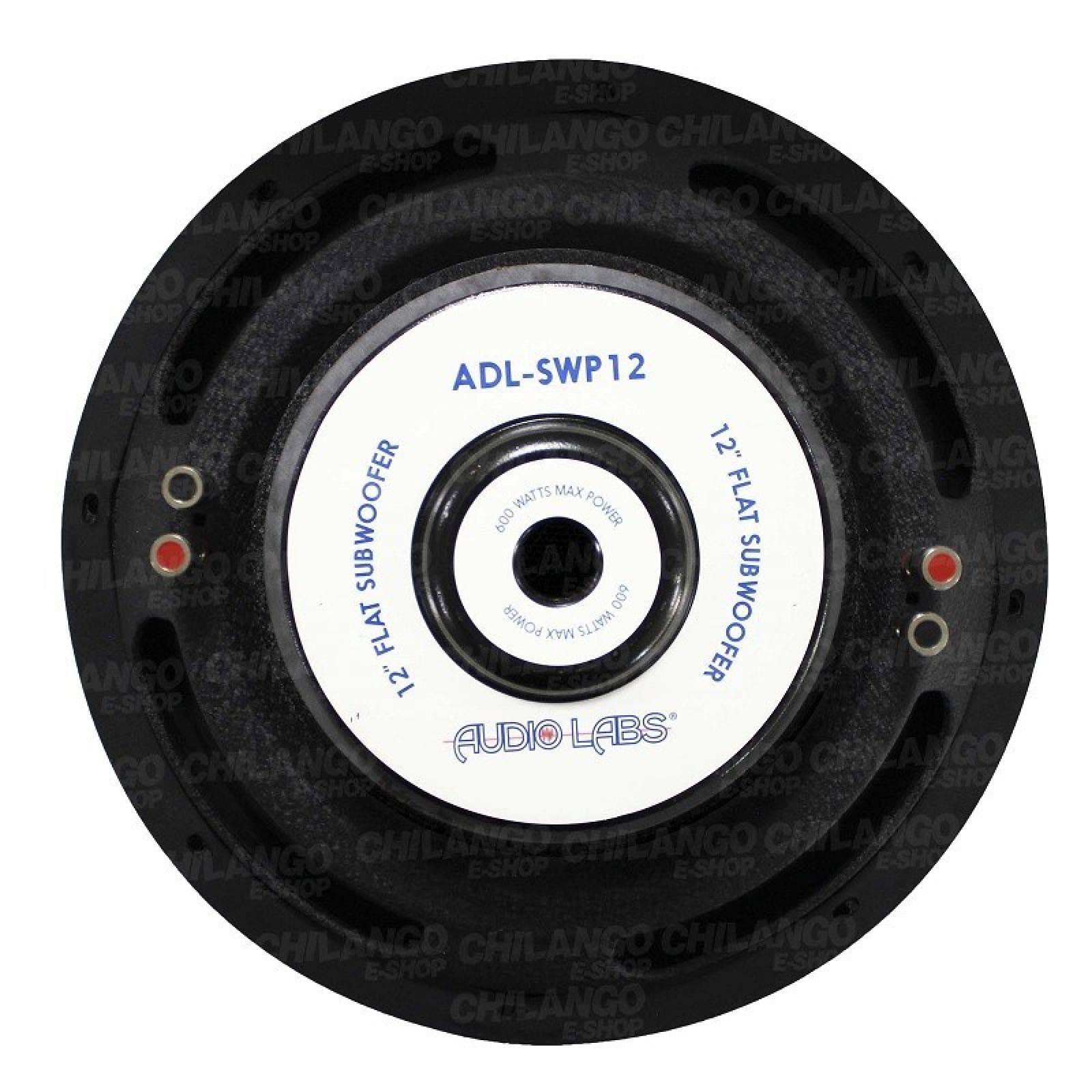 Subwoofer Plano Audiolabs 12 Pulgadas Doble Bobina 