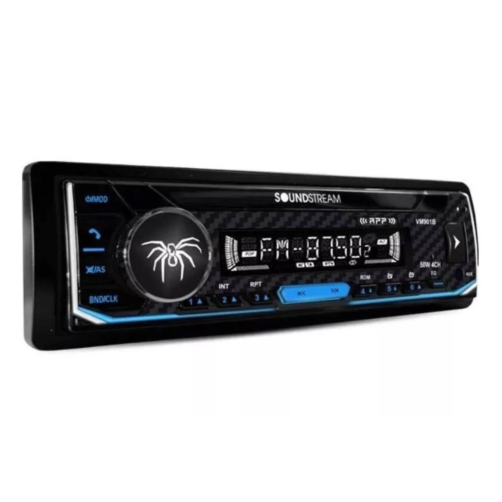 Autoestereo Soundstream Vm 901b Bluetooth Usb Aux Multicolor