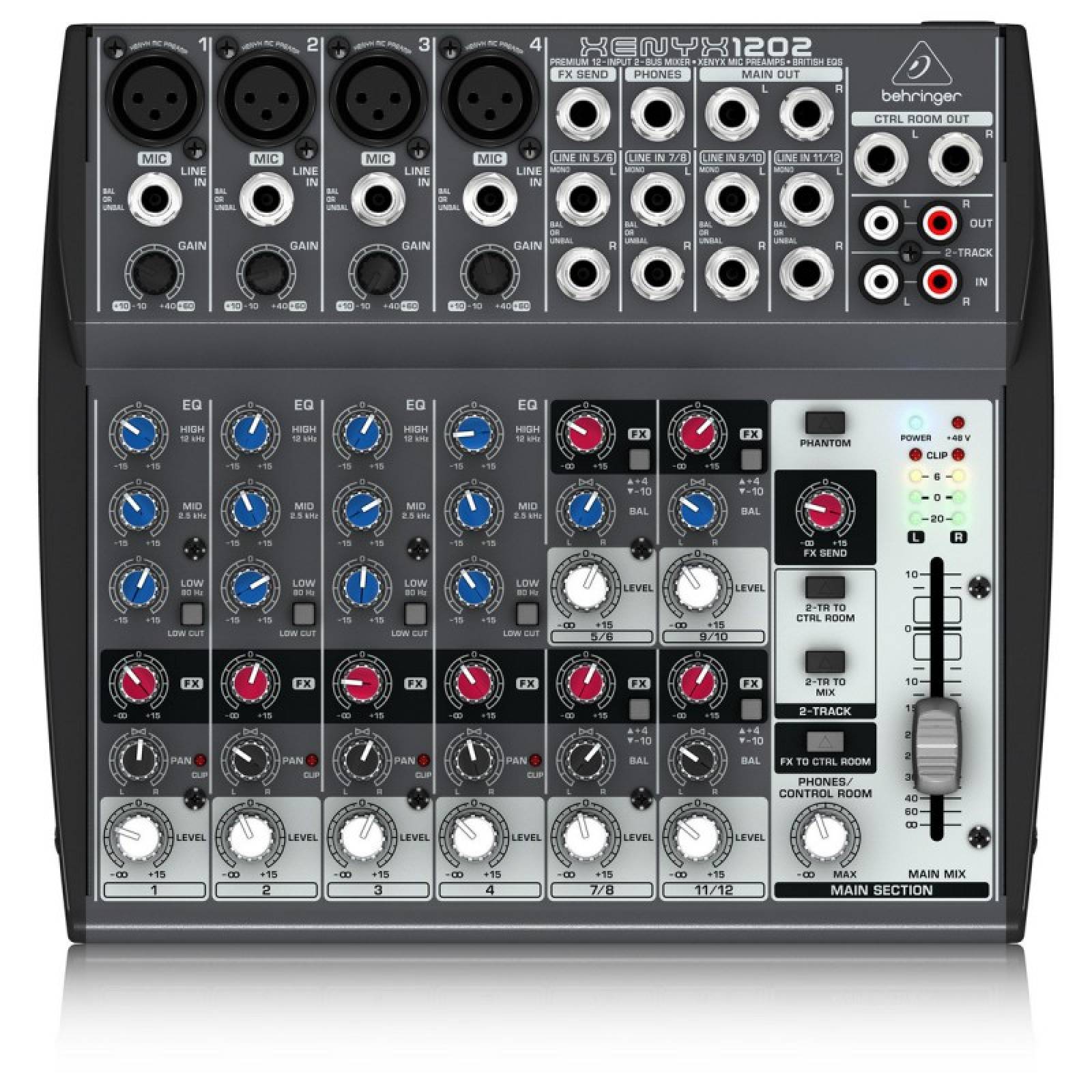 Mezcladora Behringer Xenyx 1202 