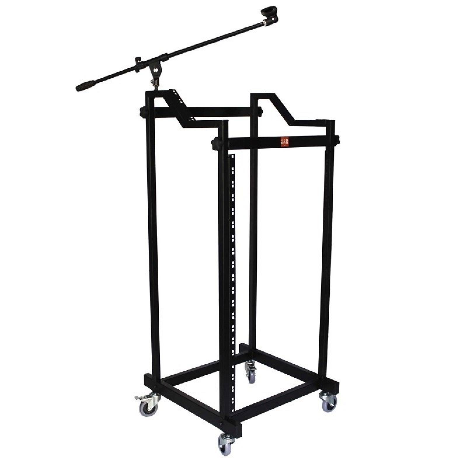 RACK STAND DJ AMPLIFICADORES PERIFERICOS 20 ESPACIOS 