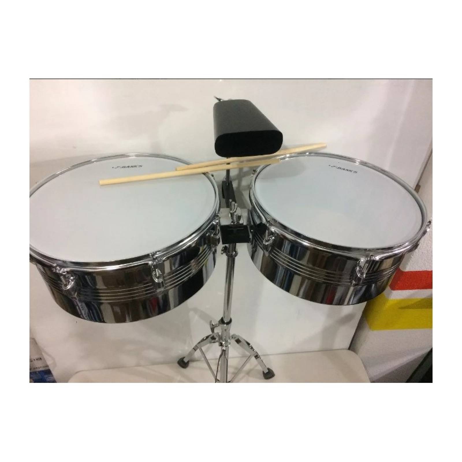 juego de timbales latinos 14 Y 15 PULGADAS