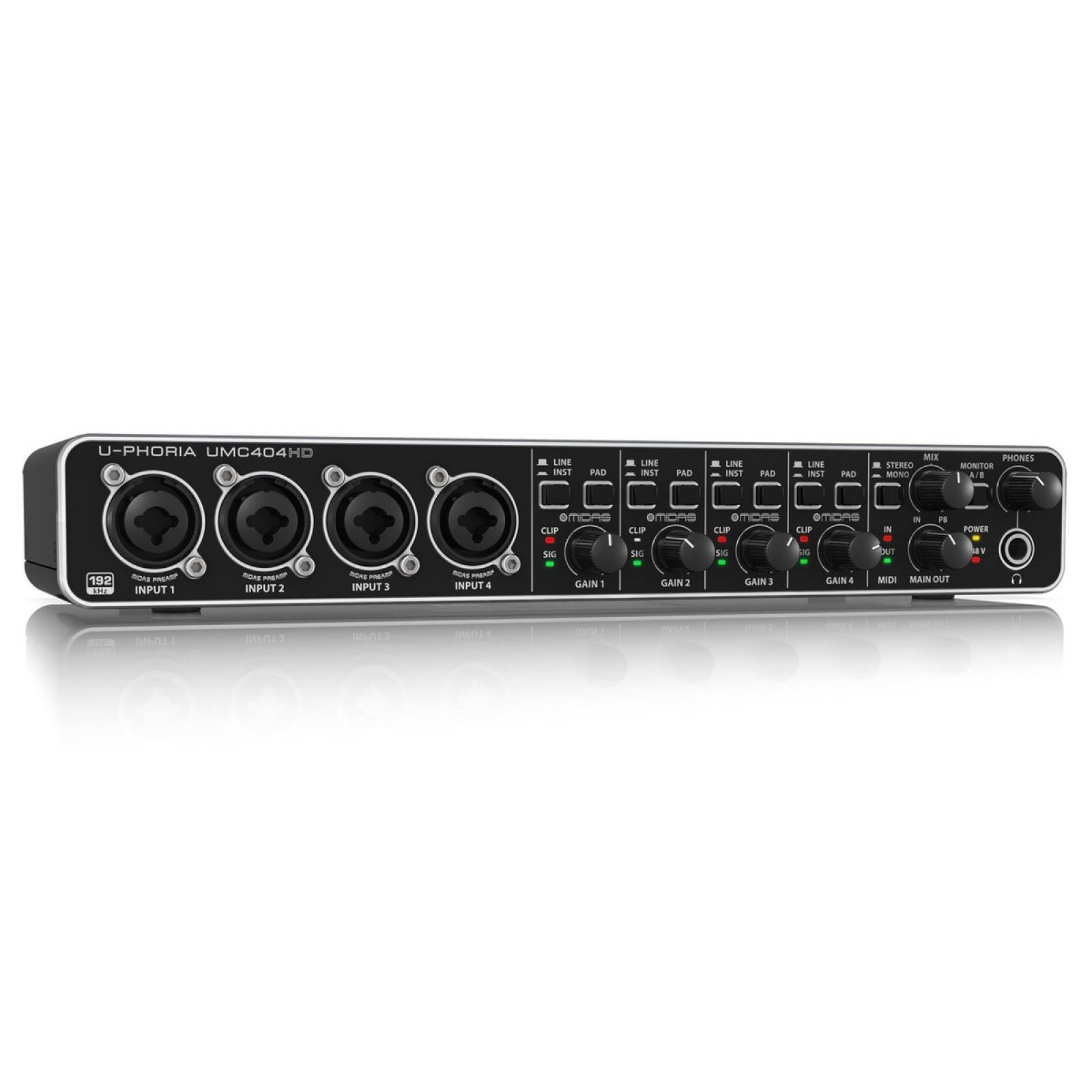 INTERFAZ DE AUDIO BEHRINGER U PHORIA UMC404HD