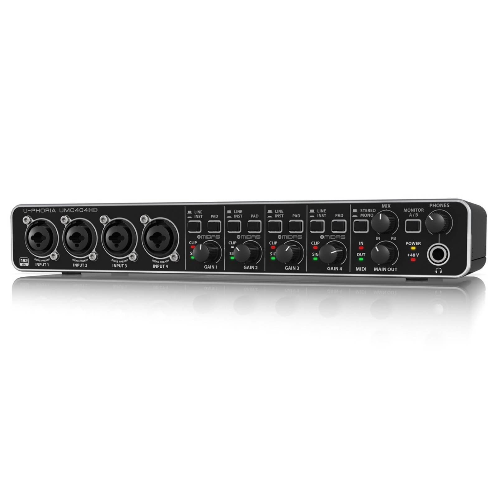 INTERFAZ DE AUDIO BEHRINGER U PHORIA UMC404HD