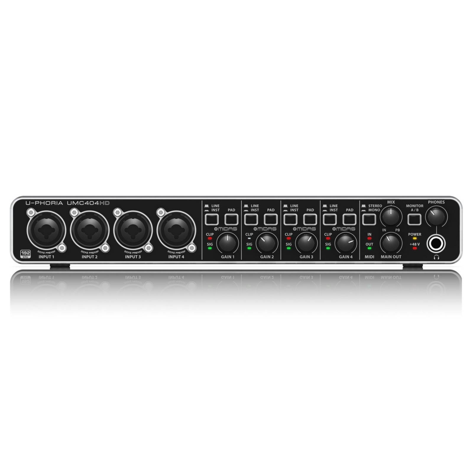 INTERFAZ DE AUDIO BEHRINGER U PHORIA UMC404HD
