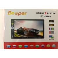 Autoestereo Pantalla Doble Din Camara Reversa Bt 7160B