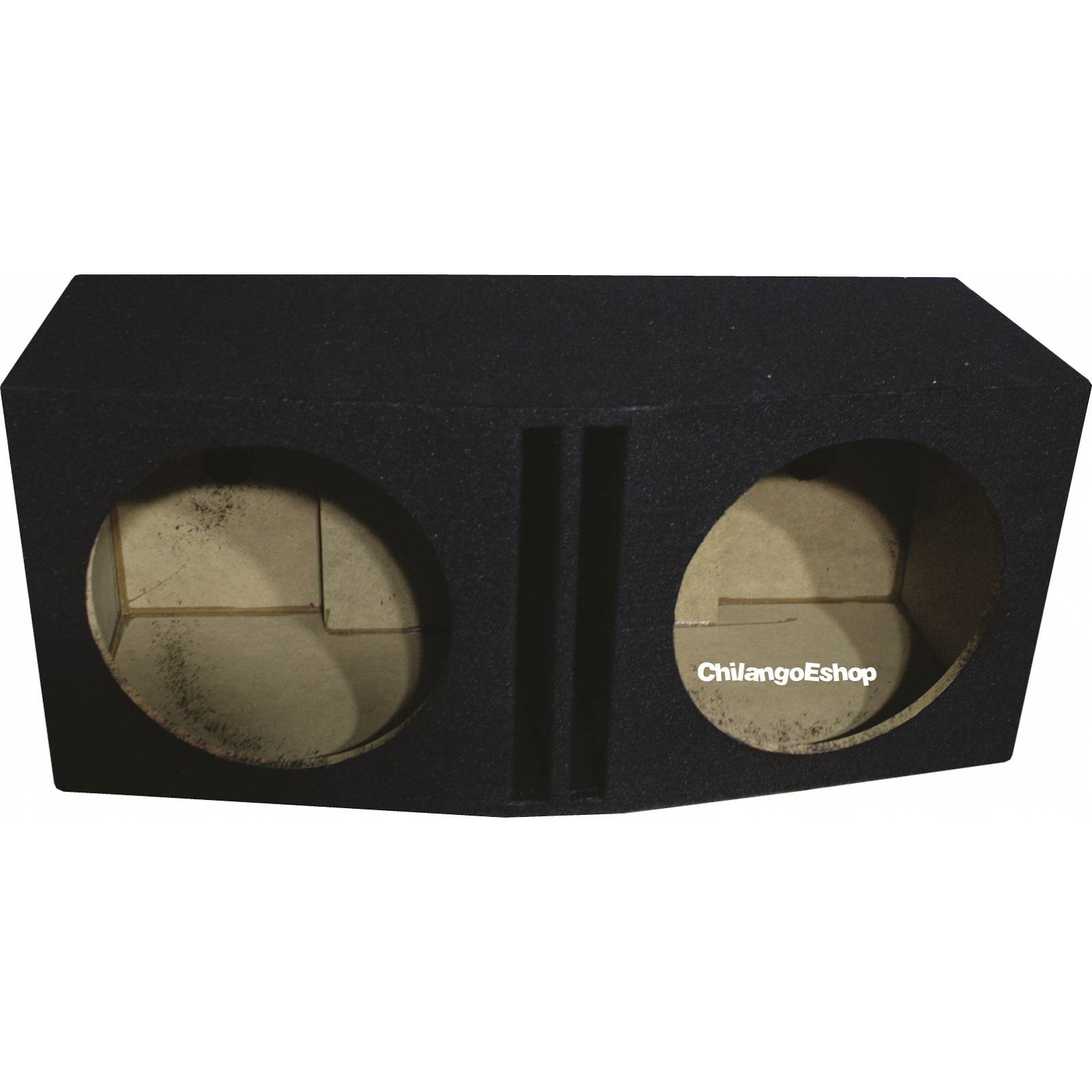 CAJON ACUSTICO DOBLE WOOFER 12 PULG MDF NEGRO